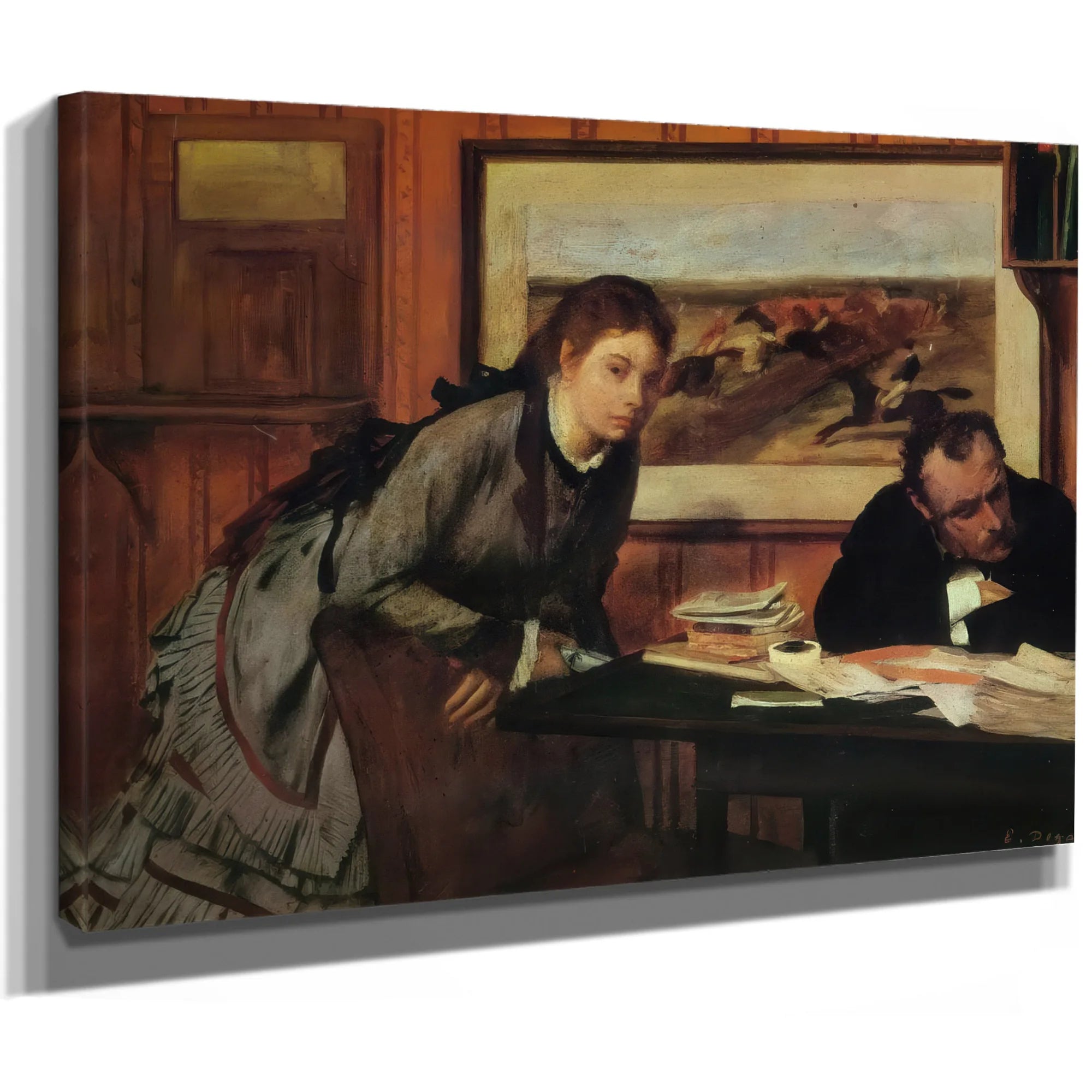 Pouting By Edgar Degas Fine Art Print