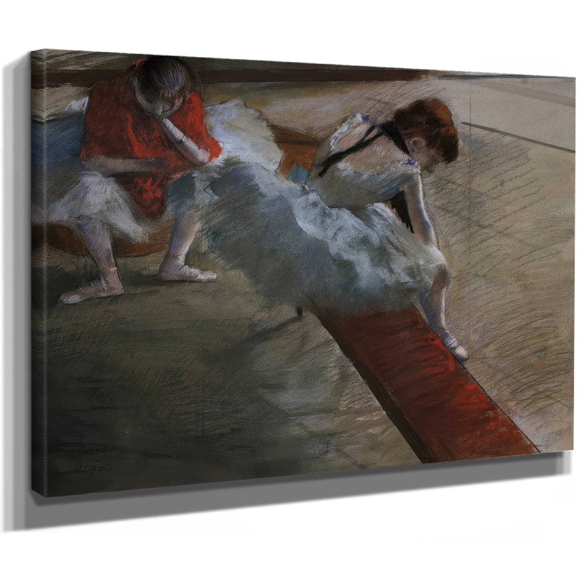 Dancers Resting By Edgar Degas Fine Art Print