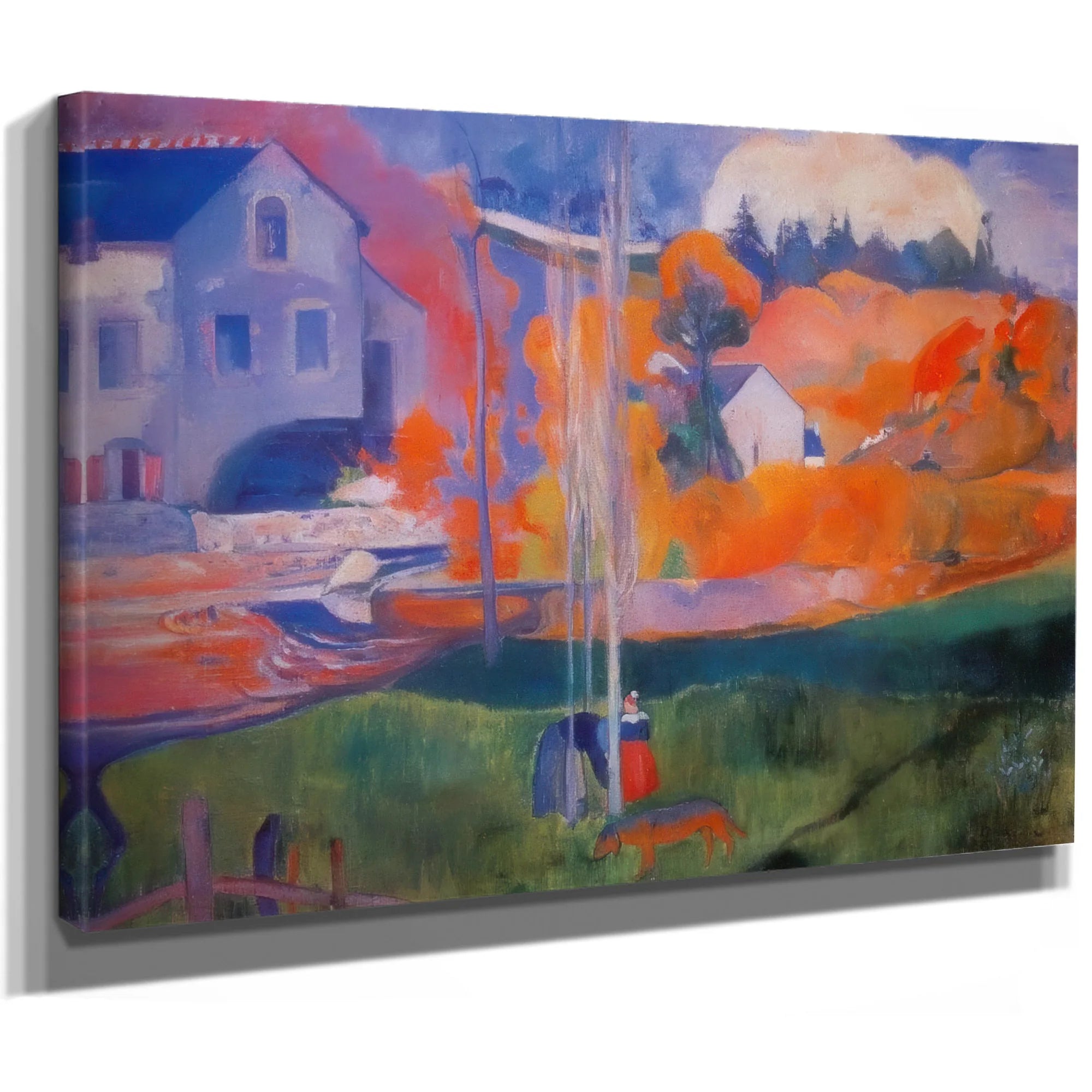 The Mill In Pont Aven By Paul Gauguin Fine Art Print