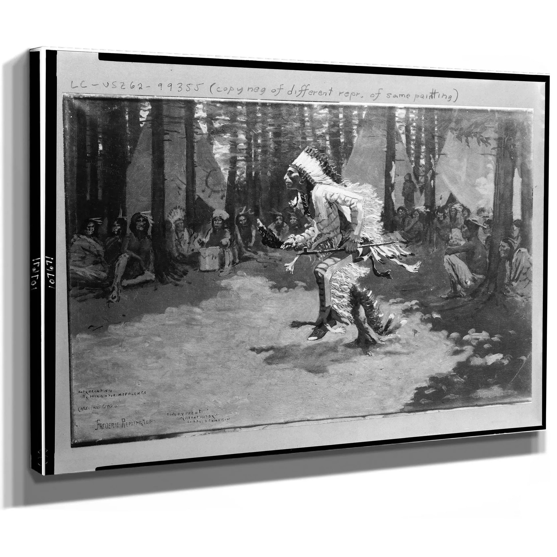 An Indian Dance Lccn  by Frederic Remington