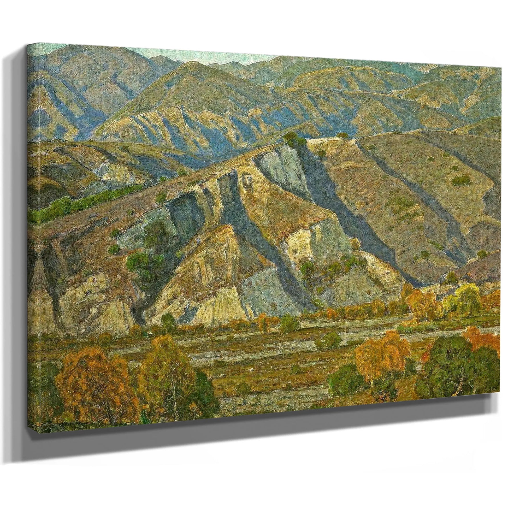 At The Base Of The Mountains By William Wendt Fine Art Print