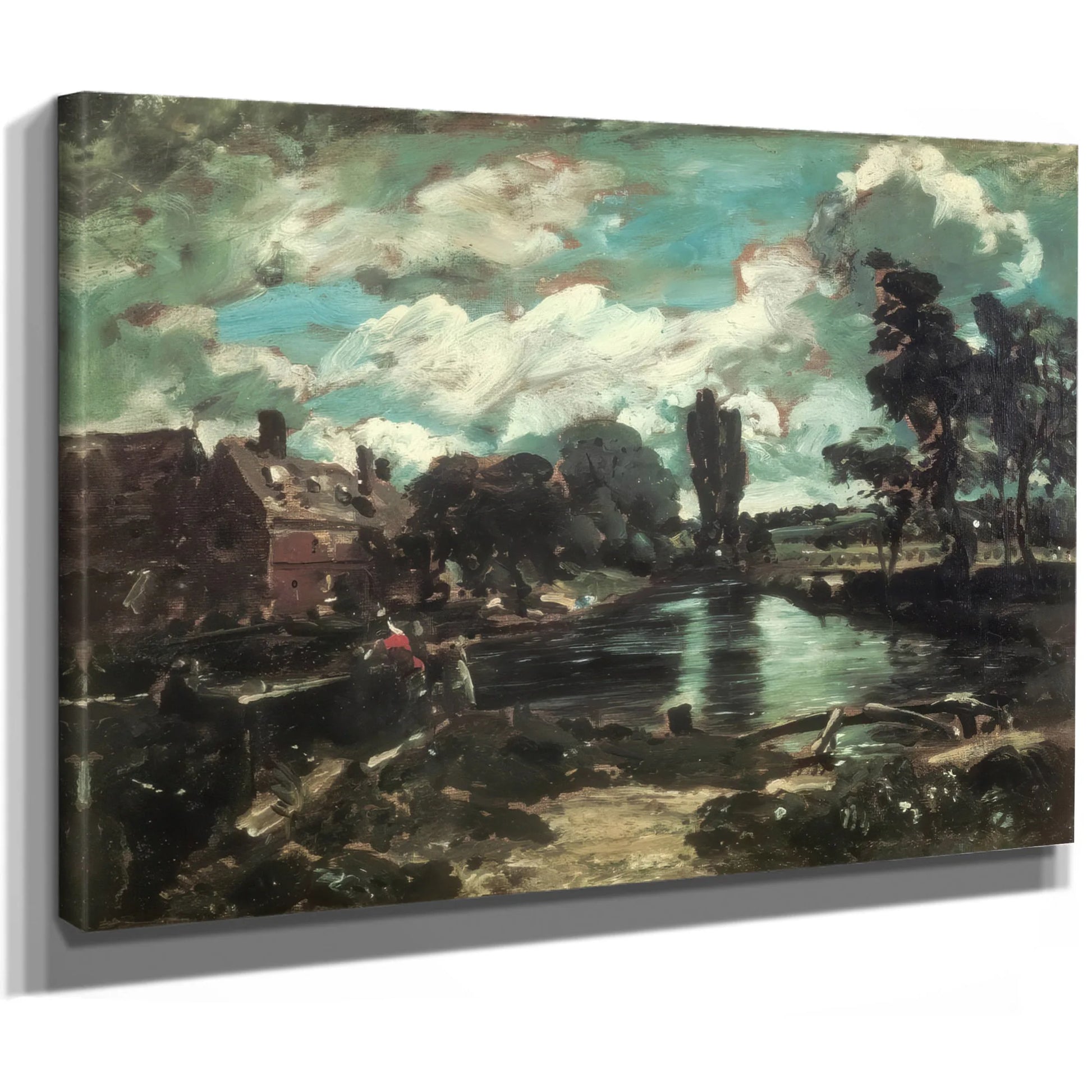Flatford Mill From The Lock By John Constable Fine Art Print