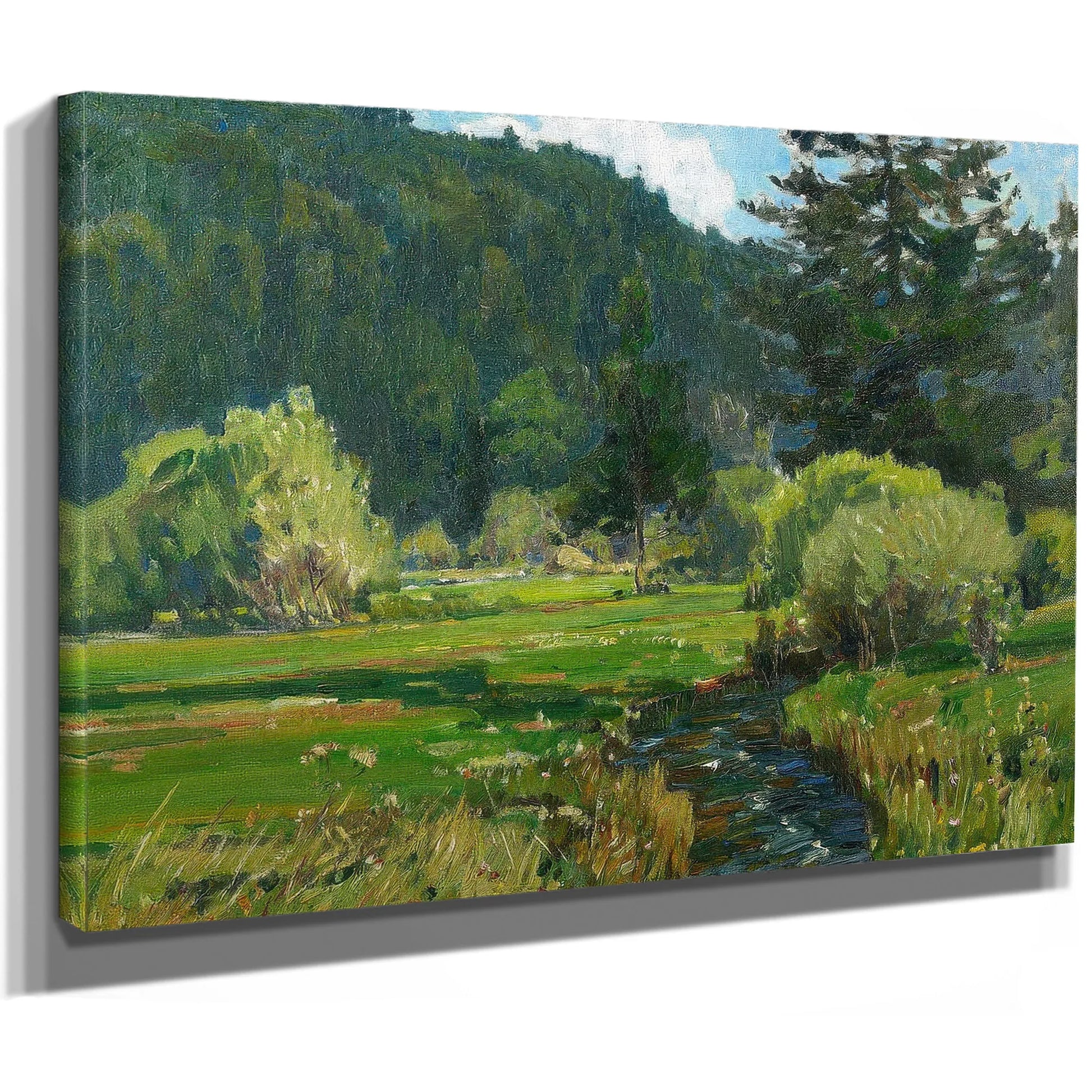 Meandering Stream 1927 By William Wendt Fine Art Print