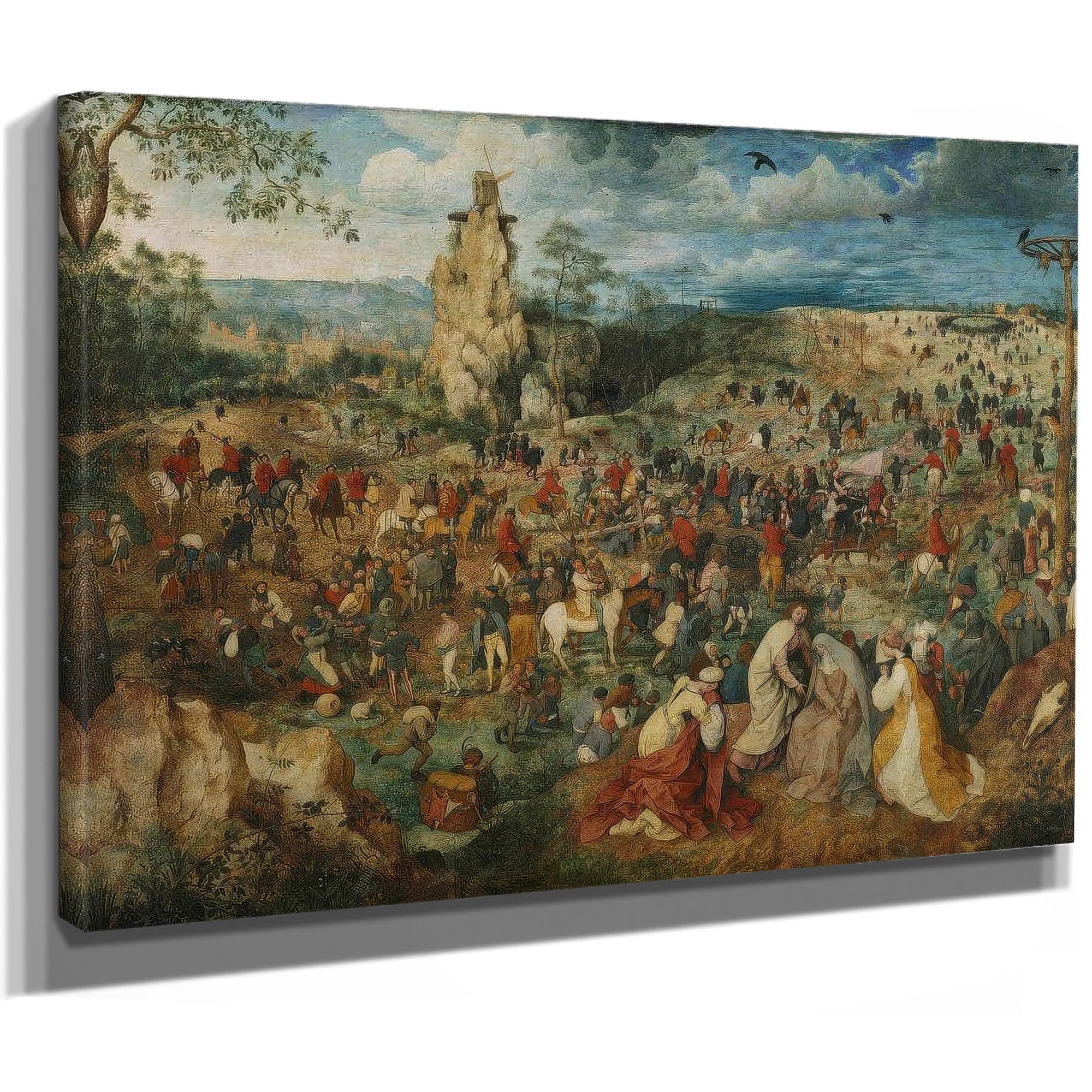 The Procession To Calvary 1564 124X170Cm By The Elder Fine Art Print