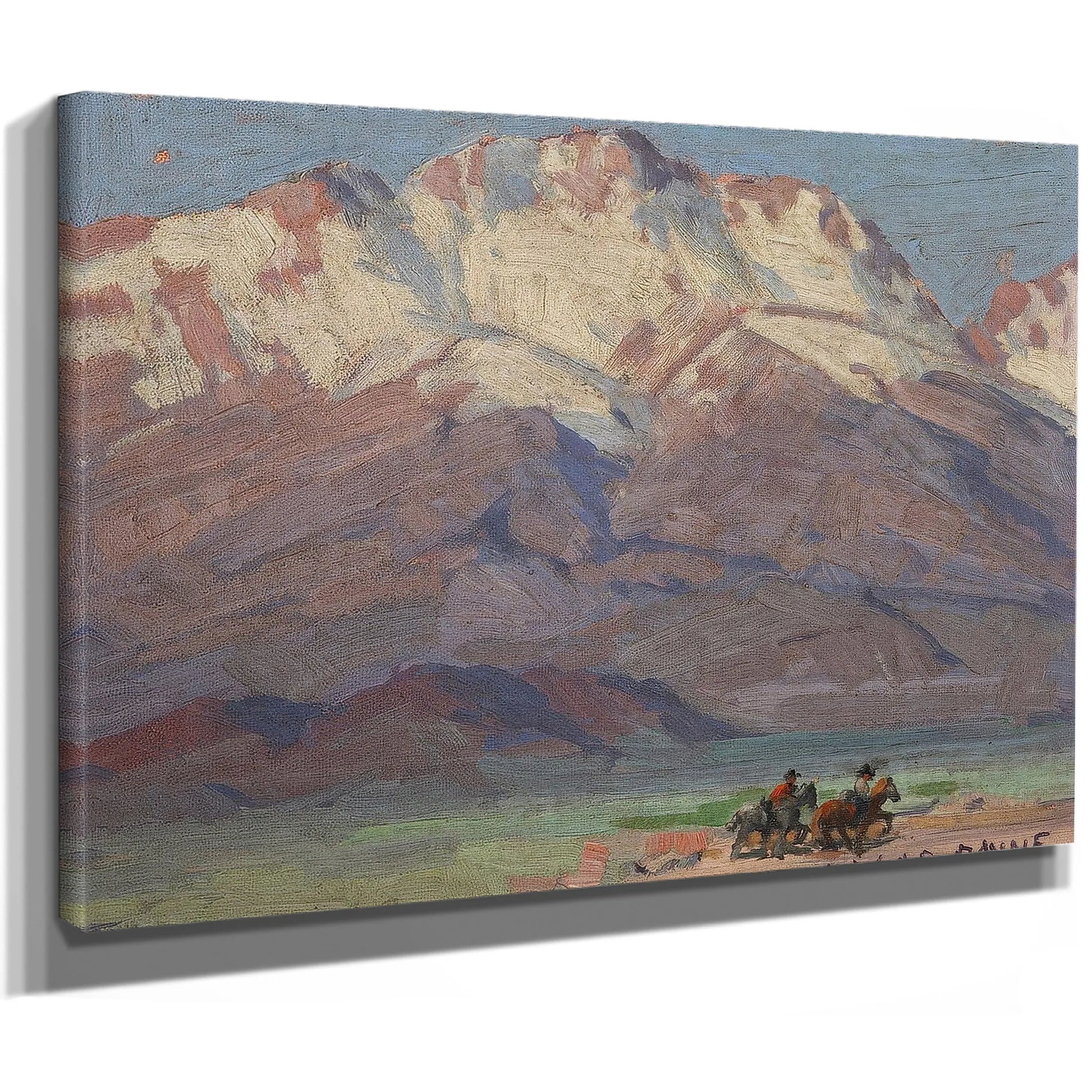 Owens Valley At Big Pine By Edgar Payne Fine Art Print