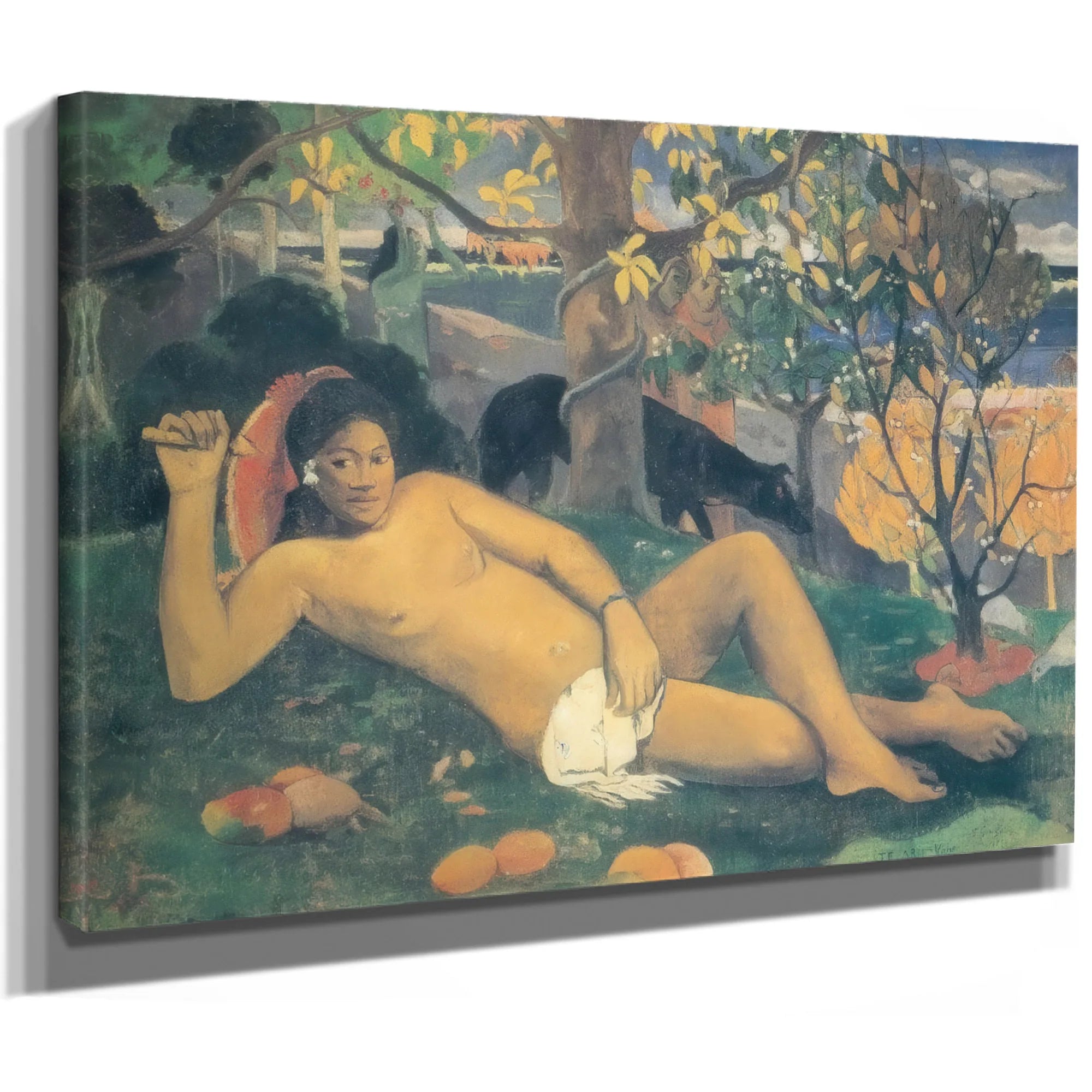 Te Arii Vahine ( The King's Wife) By Paul Gauguin Fine Art Print