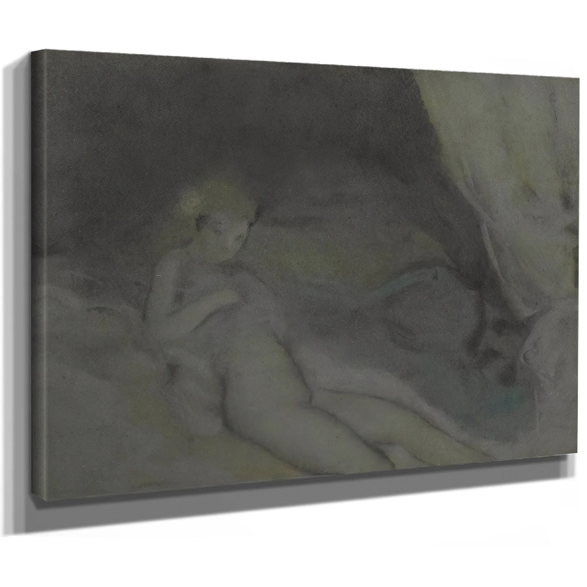 Untitled Reclining Woman 1909 By Everett Shinn Fine Art Print