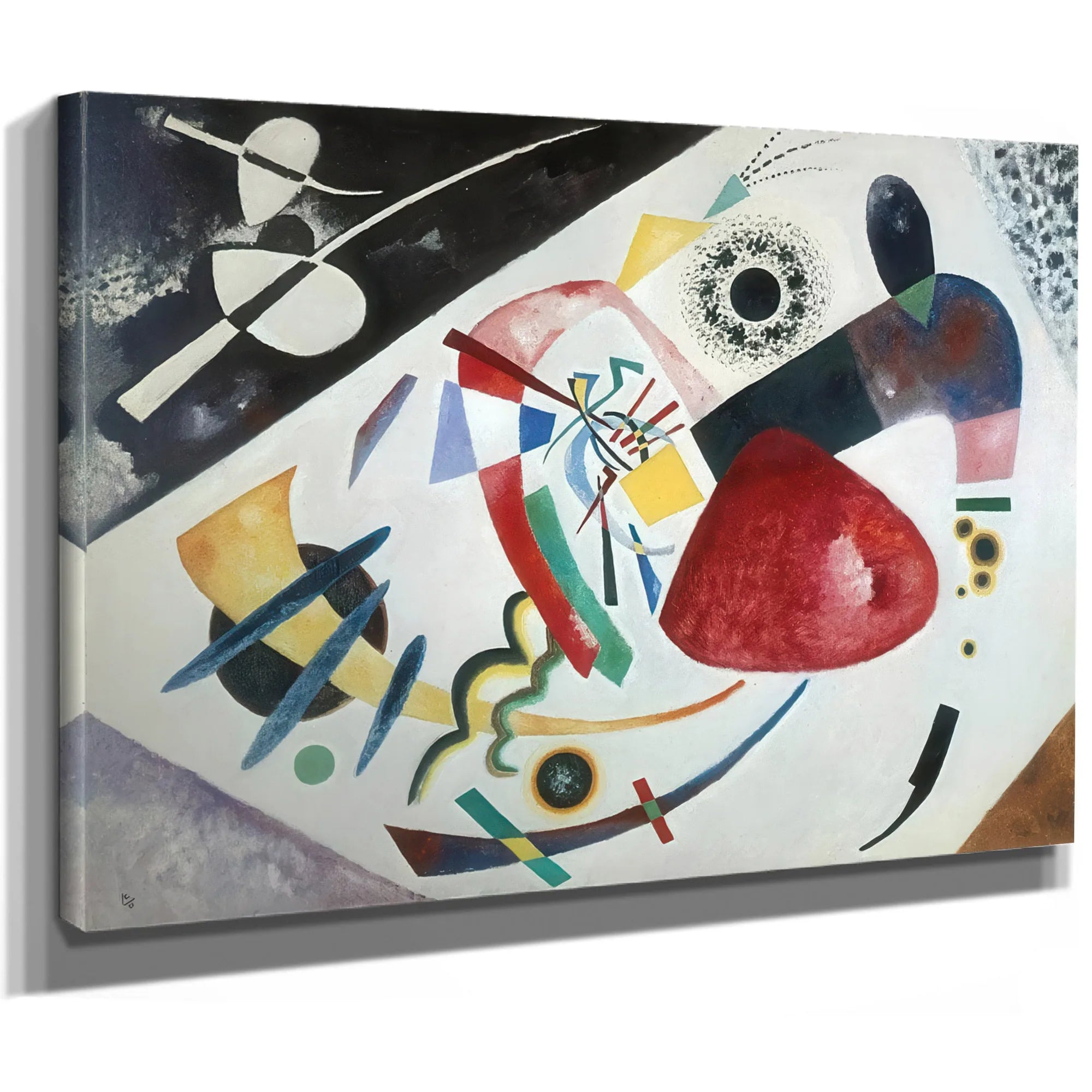 Red Spot Ii By Wassily Kandinsky Fine Art Print