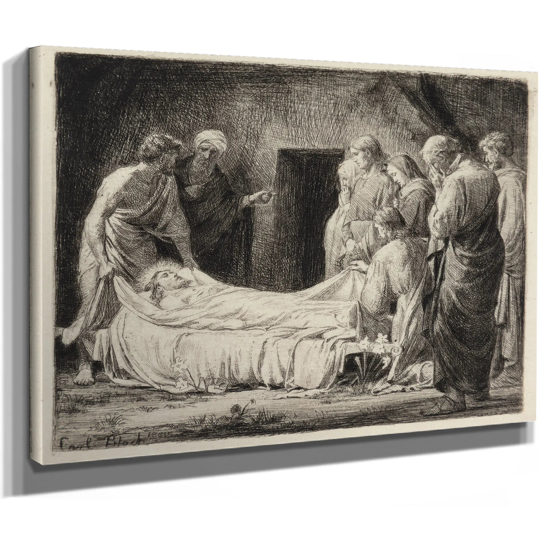 The Entombment Of Christ 19 by Carl Bloch