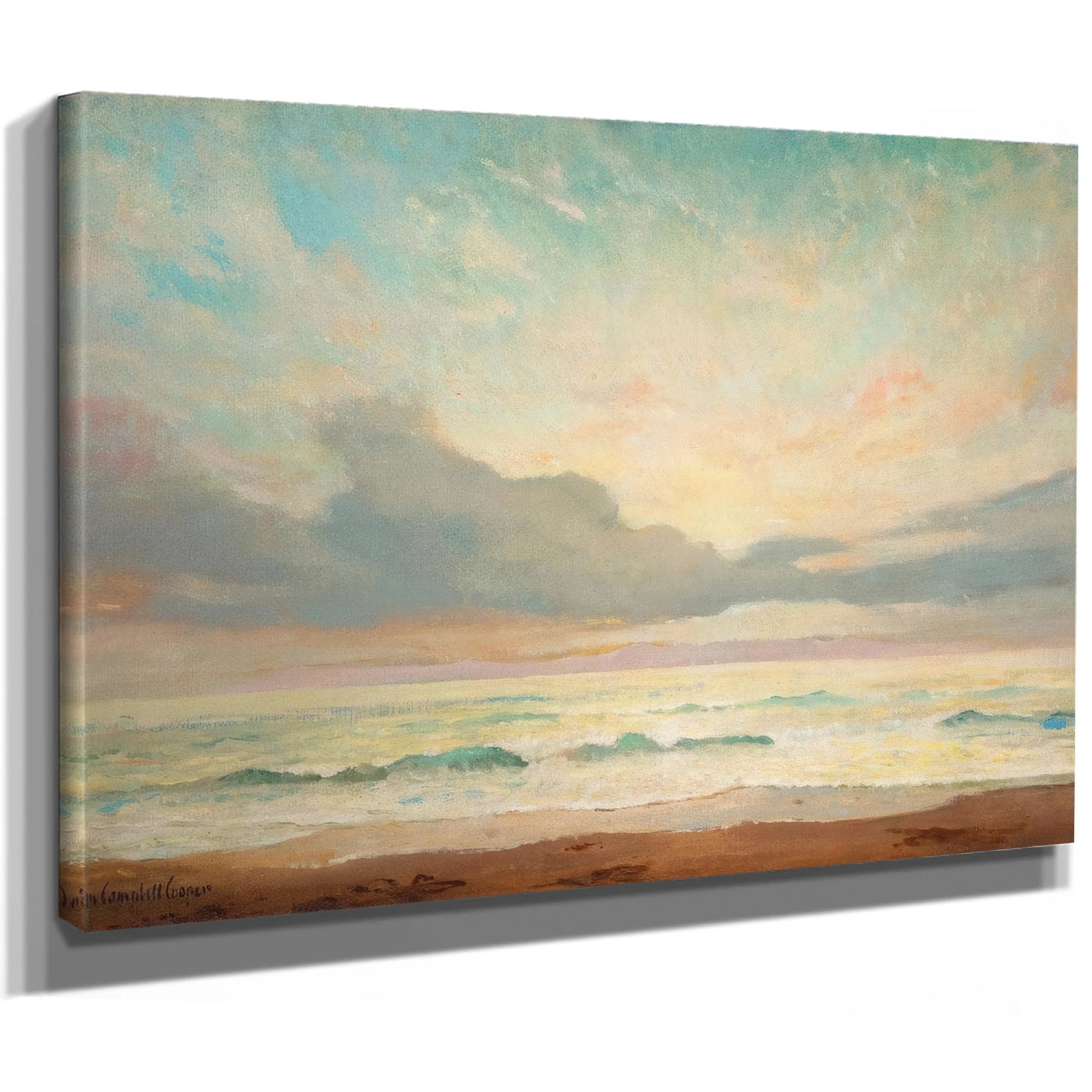 Sunset On The Channel By Colin Campbell Cooper Fine Art Print