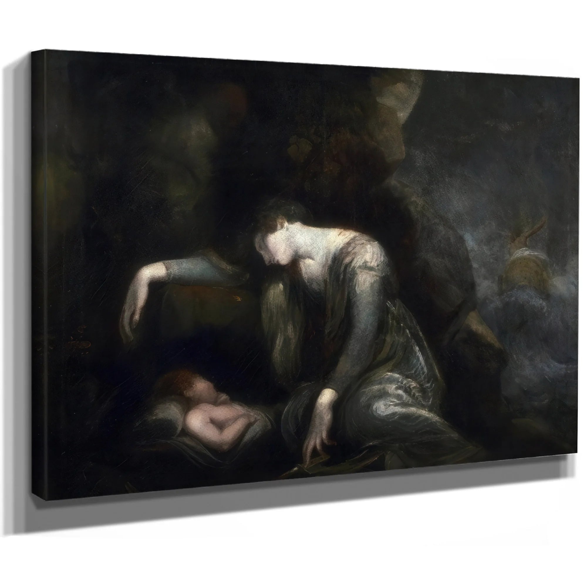 Danae And Perseus On Seriphos By Henry Fuseli Fine Art Print