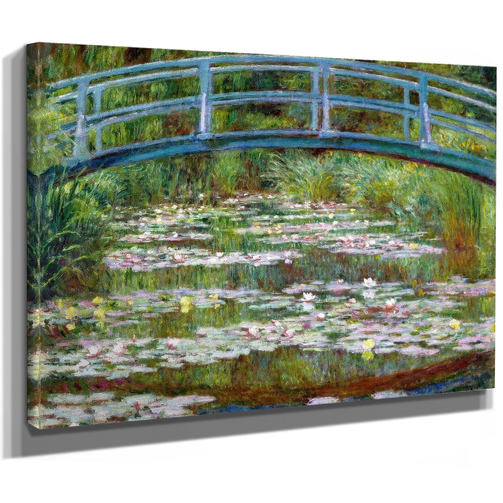 The Japanese Footbridge By Claude Monet Fine Art Print