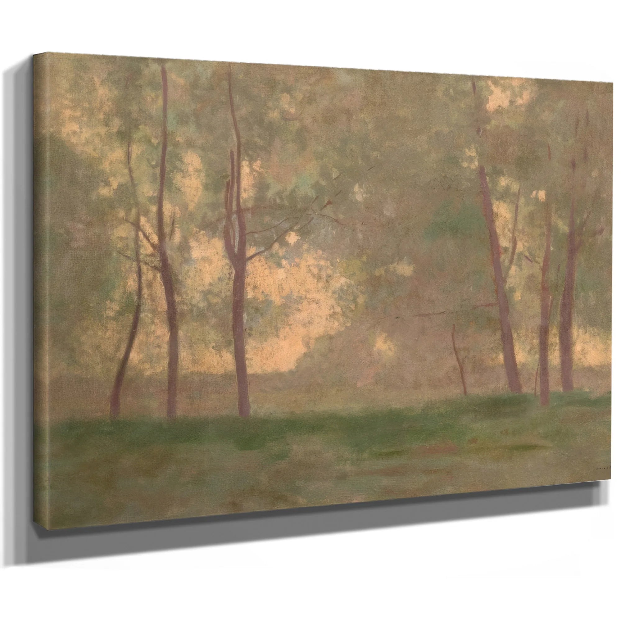 Landscape By Odilon Redon Fine Art Print