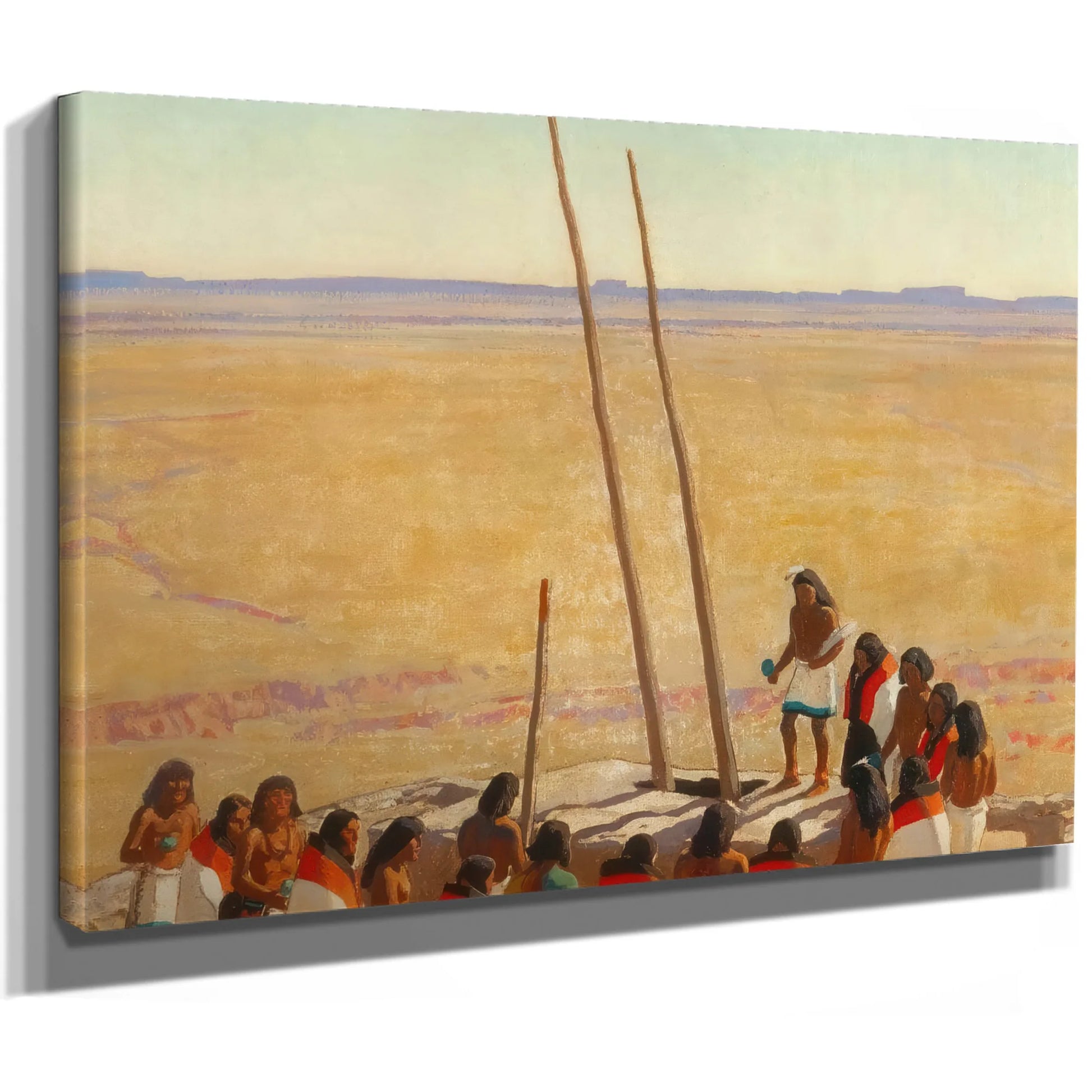 The Circle Of Shimaikuli By Maynard Dixon Fine Art Print