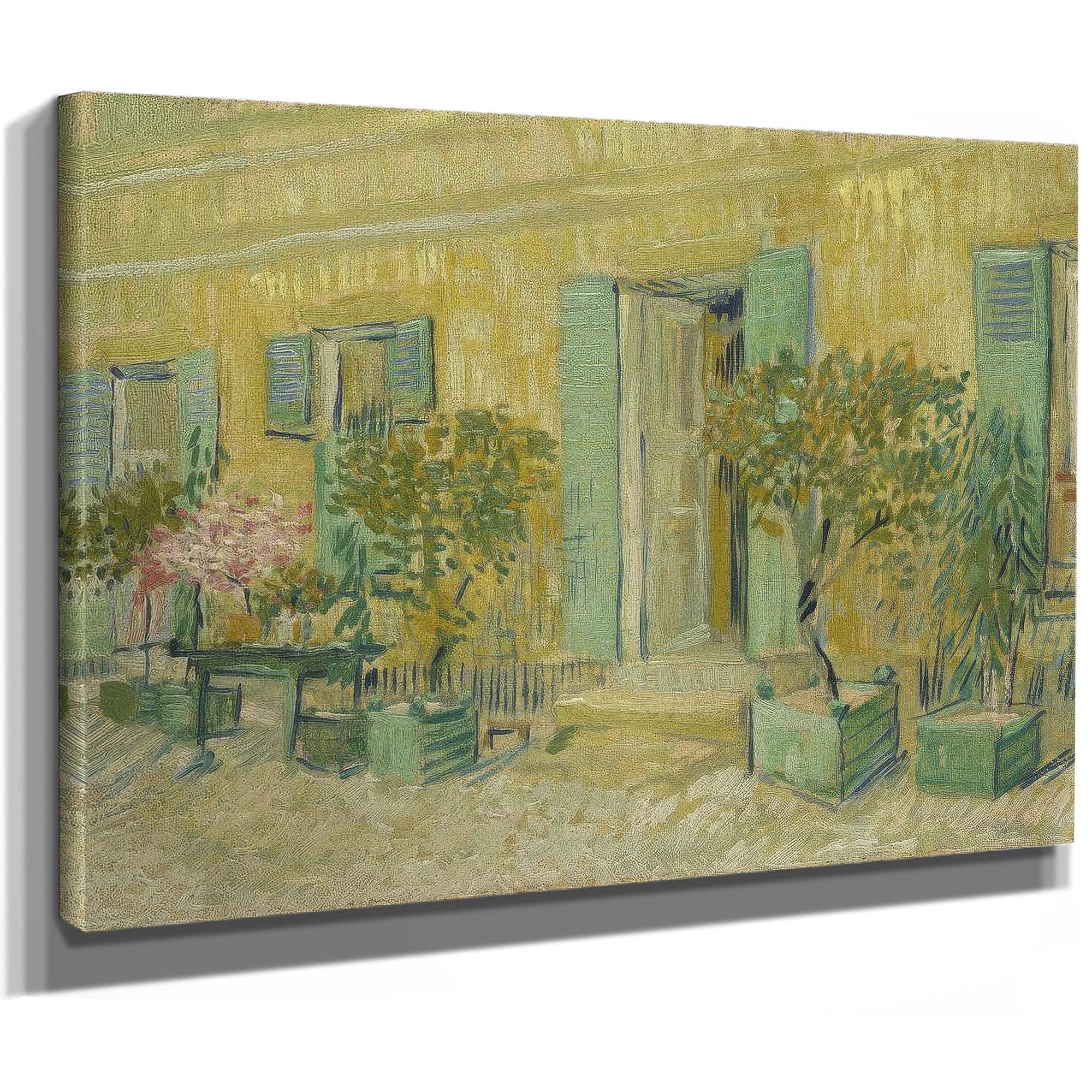Exterior Of A Restaurant In Asnières By Vincent Van Gogh Fine Art Print