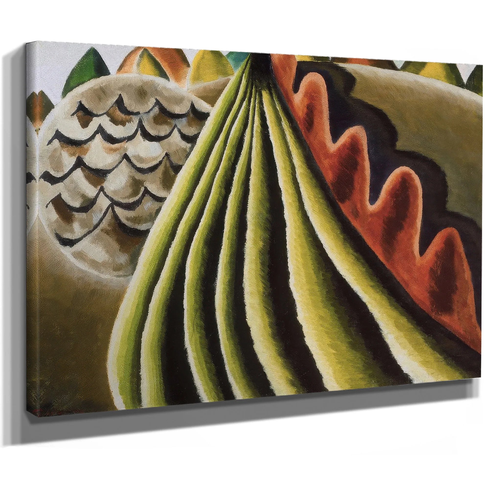 Fields Of Grain As Seen From Train By Arthur Dove Fine Art Print