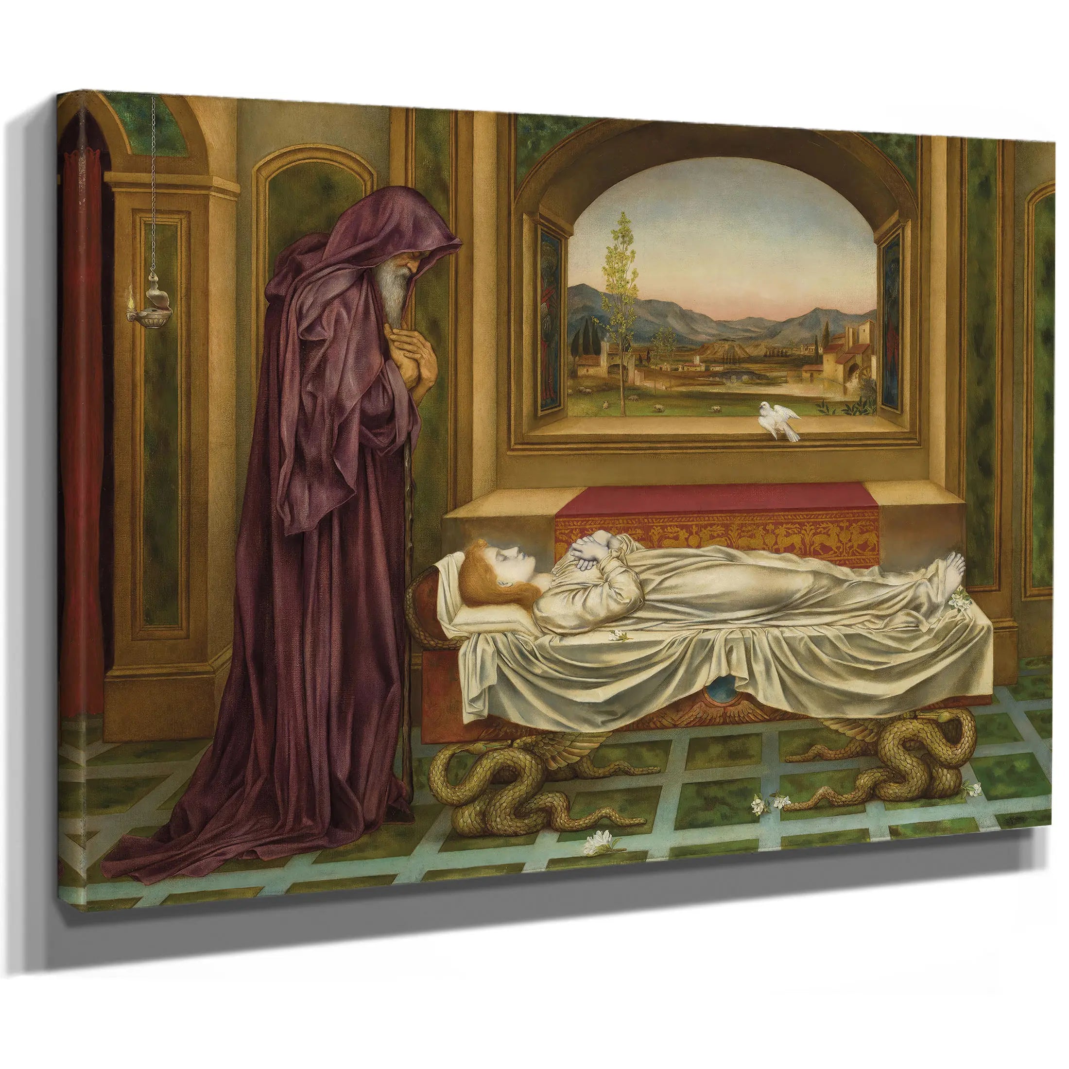The Wandering Jew 'Whom The Gods Love Die Young' by Evelyn De Morgan