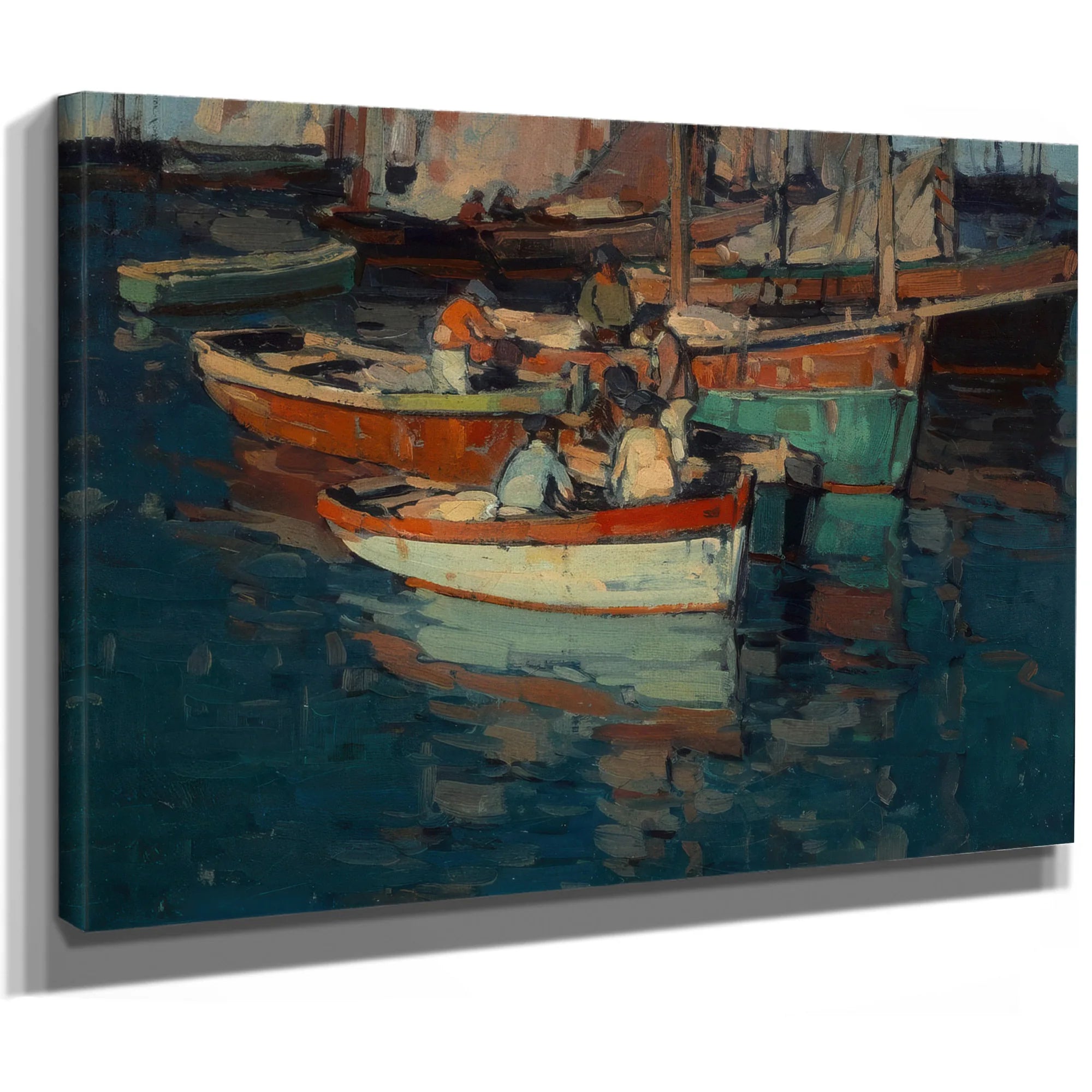 Breton Fishermen, Concarneau, France By Edgar Payne Fine Art Print