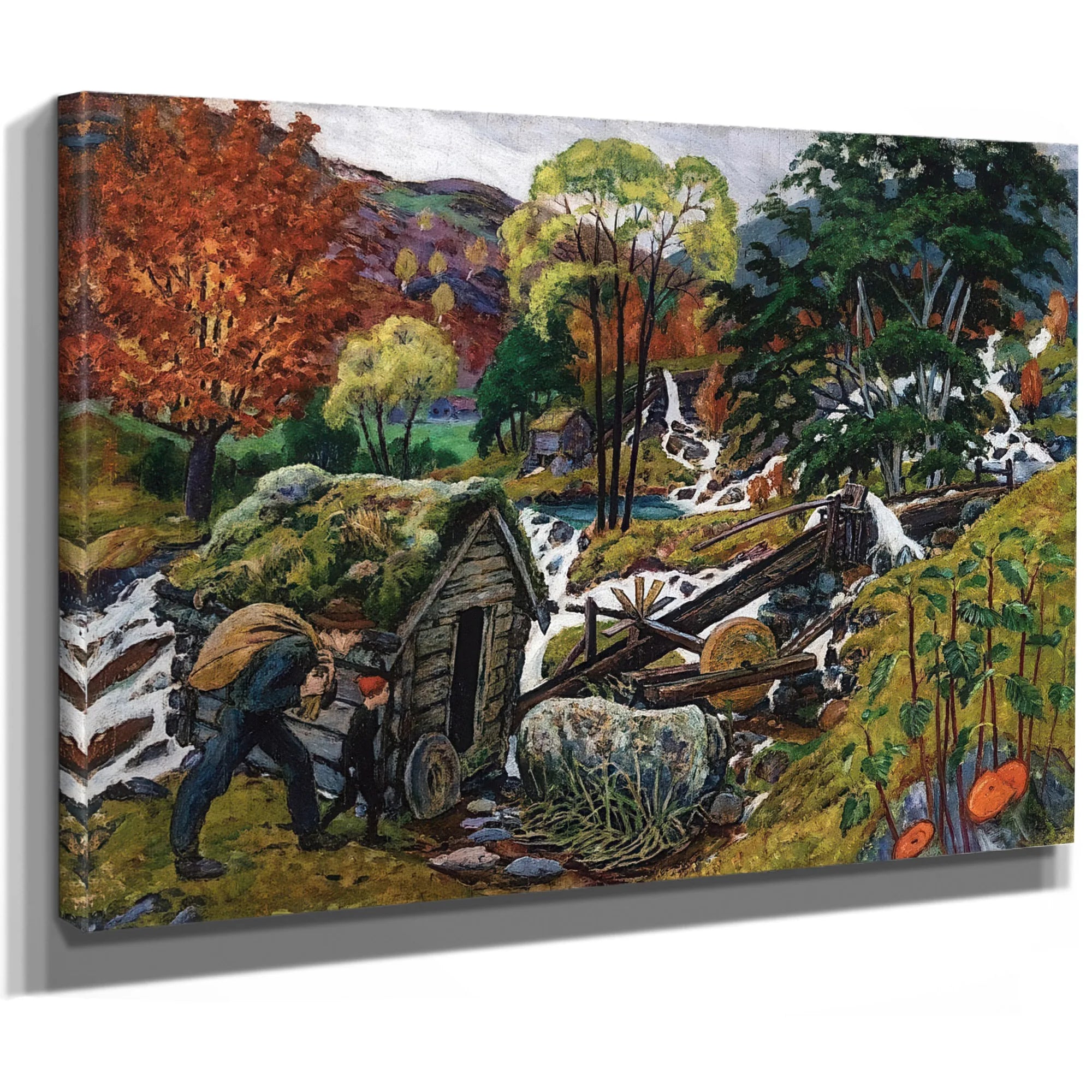 Milling Weather By Nicolai Astrup Fine Art Print