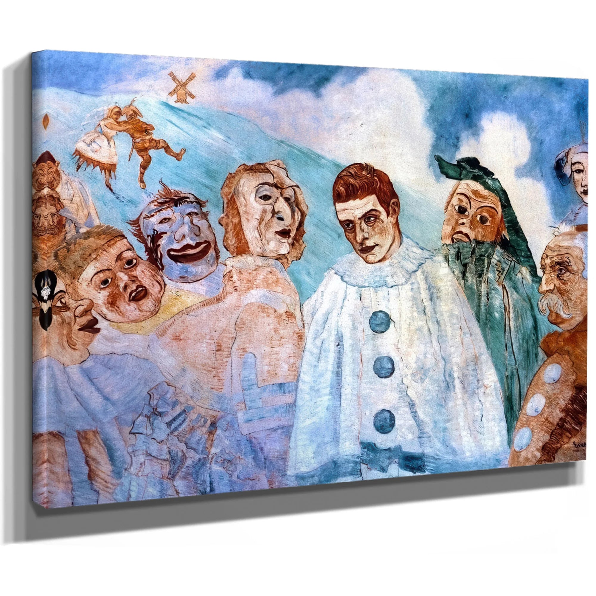 The Despair Of Pierrot By James Ensor Fine Art Print