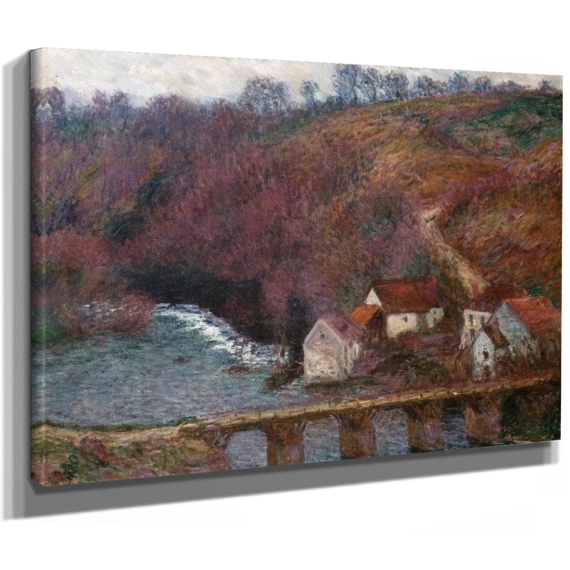 The Grand Creuse At Pont De Vervy By Claude Monet Fine Art Print