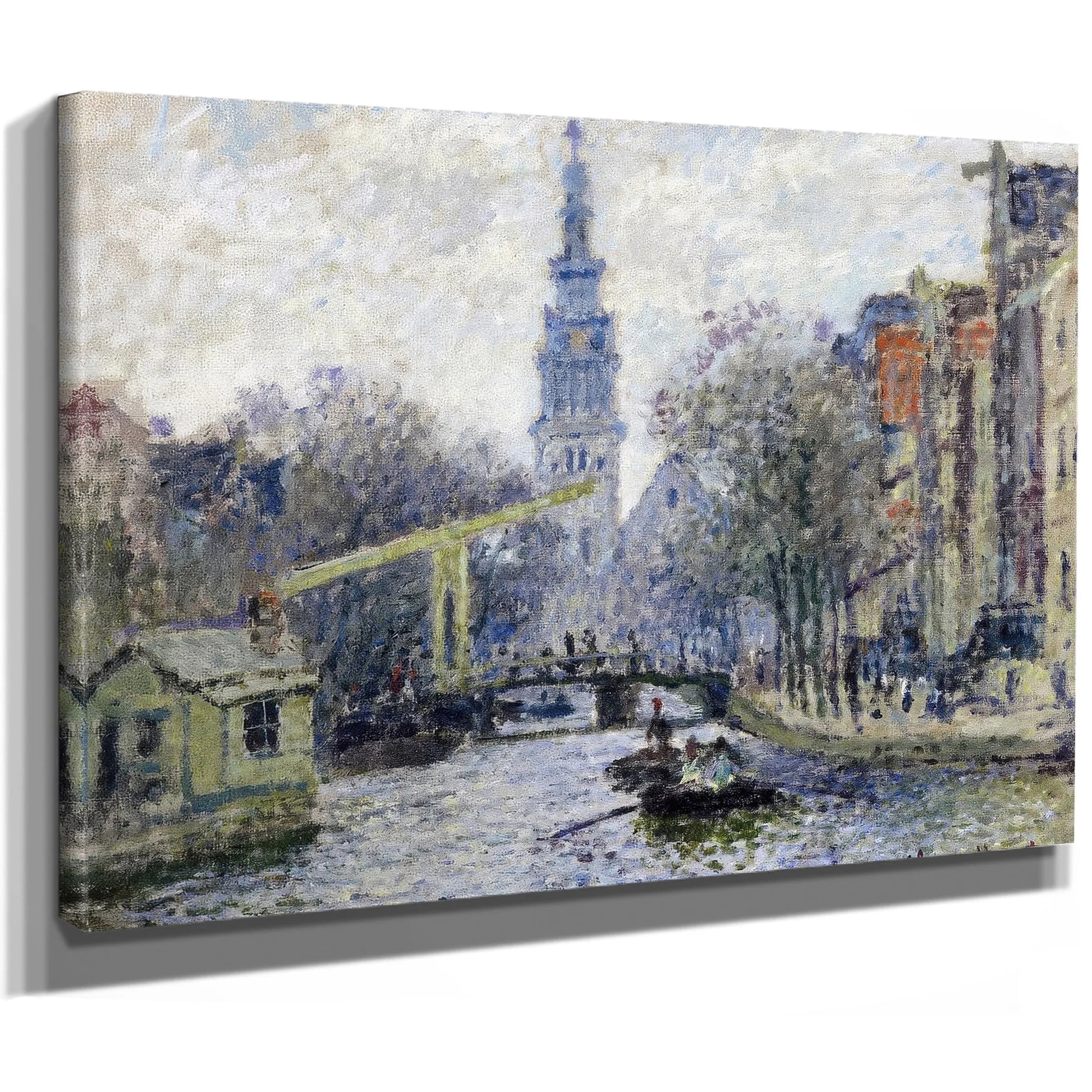 Canal, Amsterdam By Claude Monet Fine Art Print