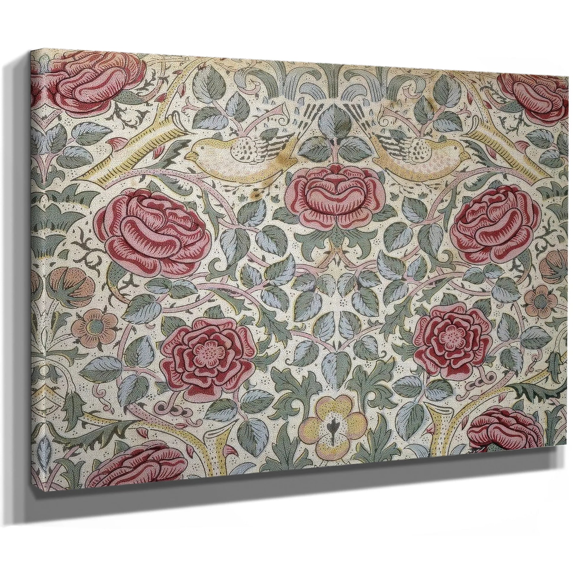 The Rose Pattern By William Morris Fine Art Print