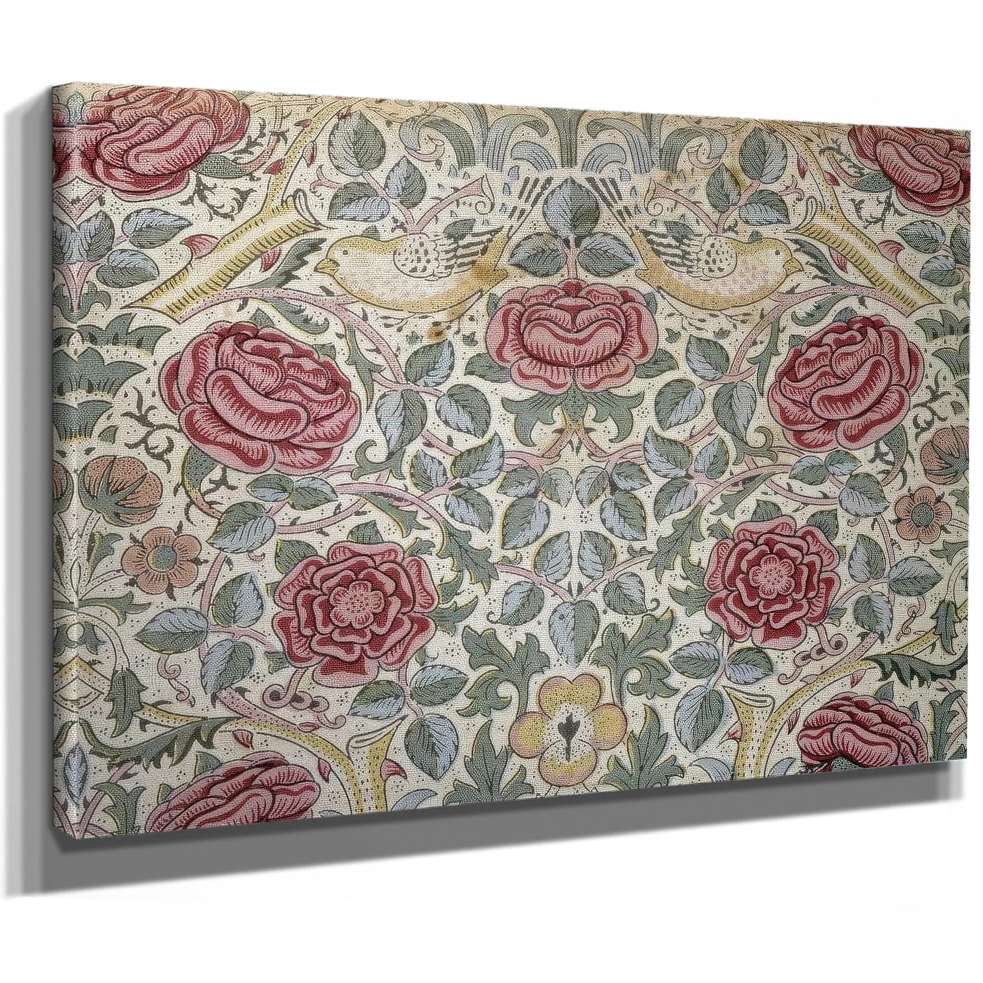 The Rose Pattern By William Morris Fine Art Print