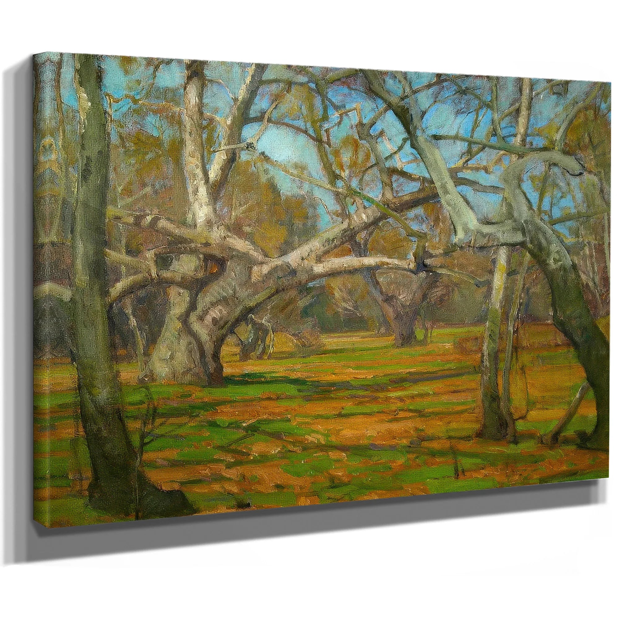 Oaks And Sycamores By William Wendt Fine Art Print