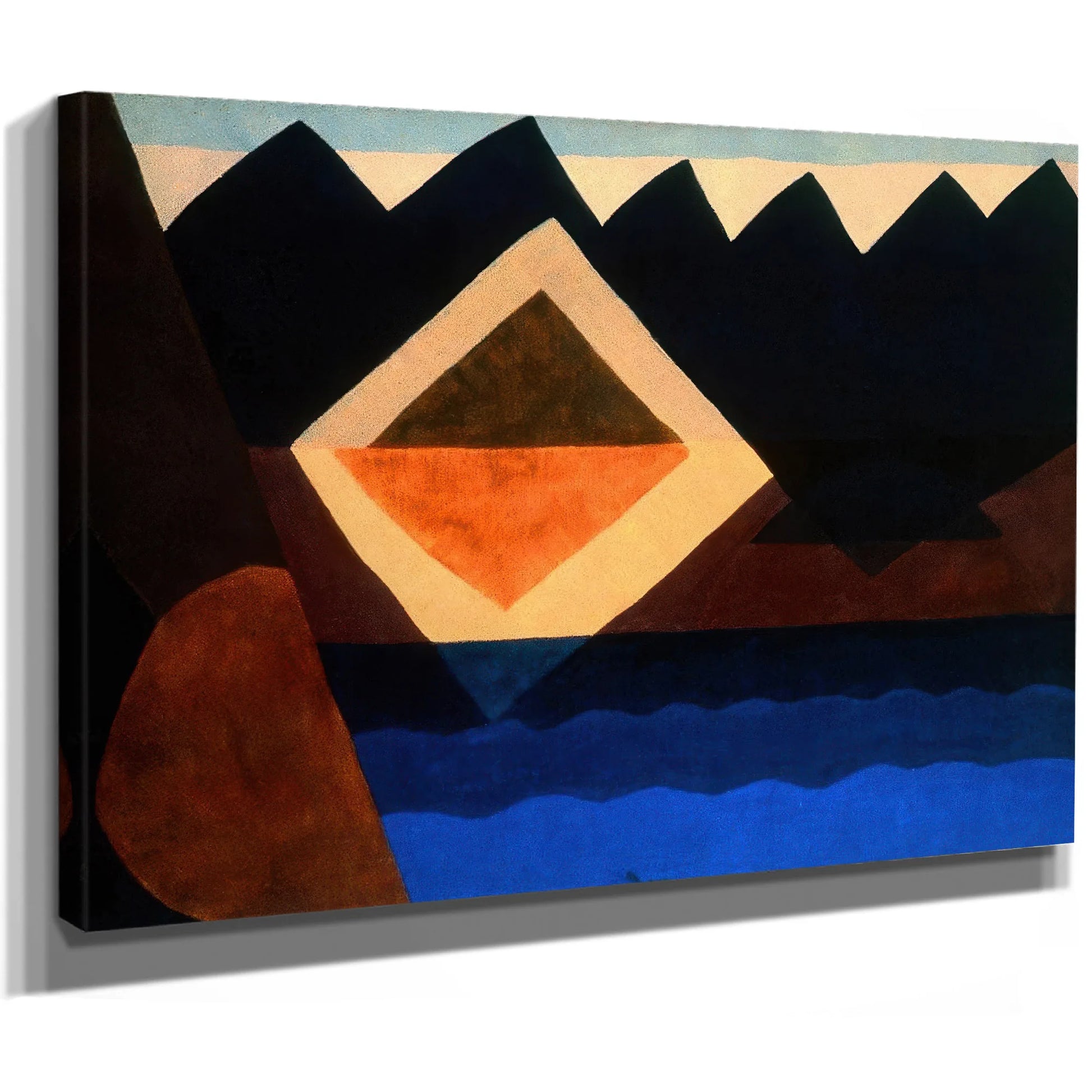 Square On The Pond By Arthur Dove Fine Art Print