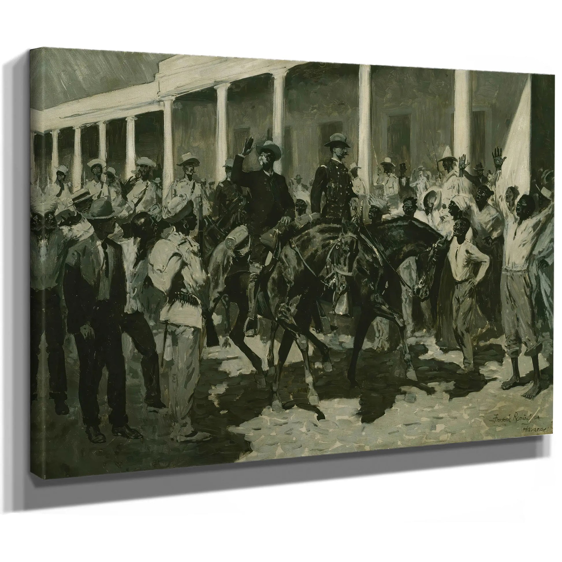 The Return Of Gomez To Havana B by Frederic Remington
