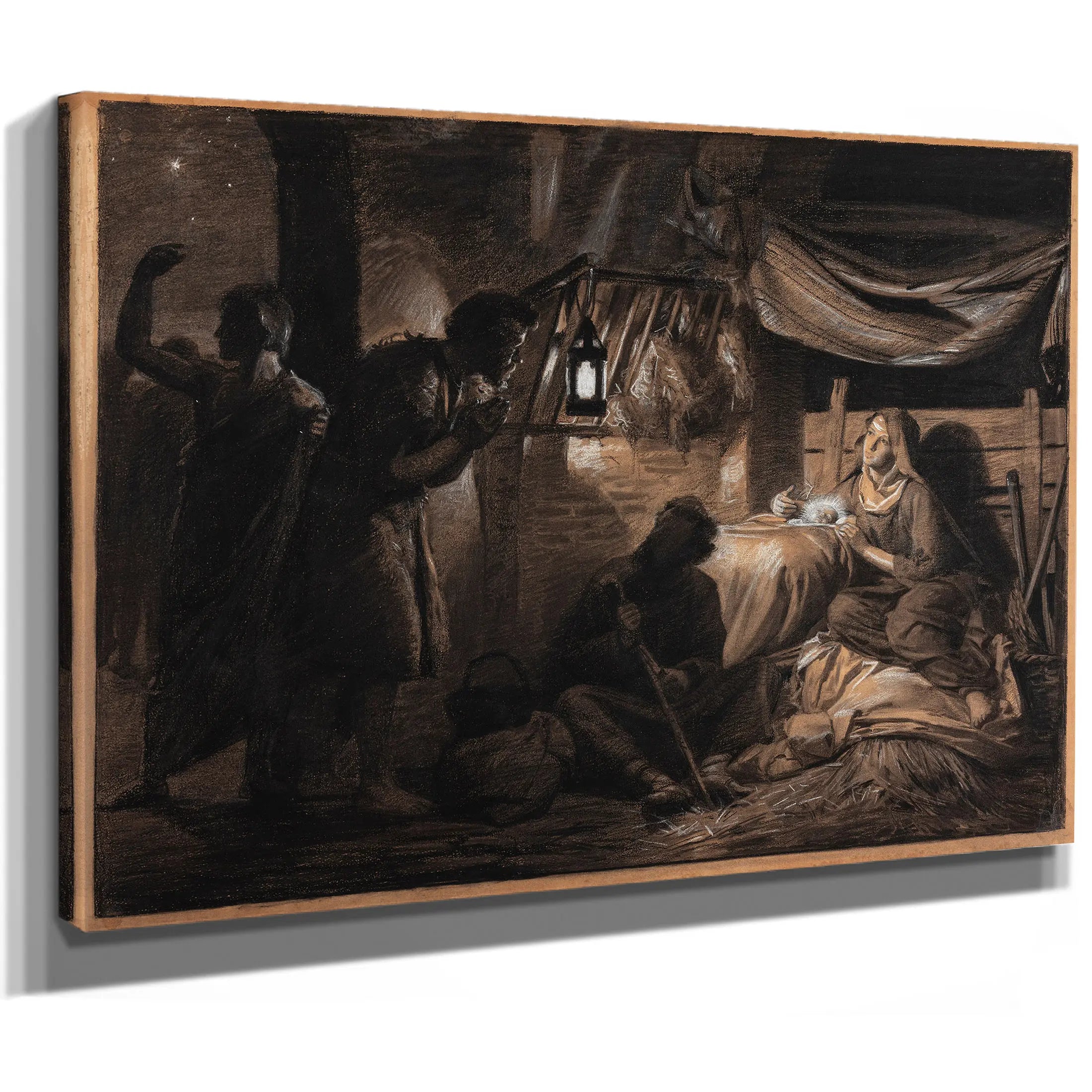 Adoration Of The Shepherds 66 by Carl Bloch