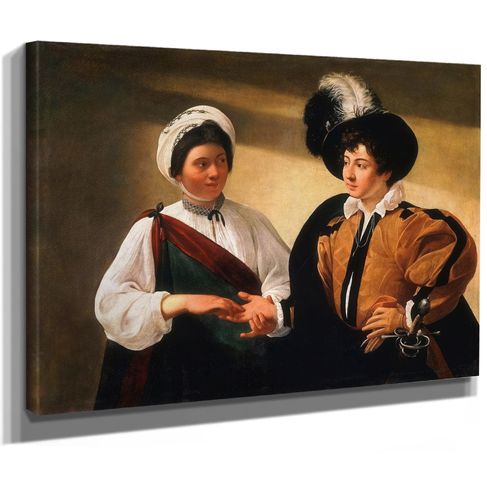 Fortune Teller 1594 By Caravaggio Fine Art Print