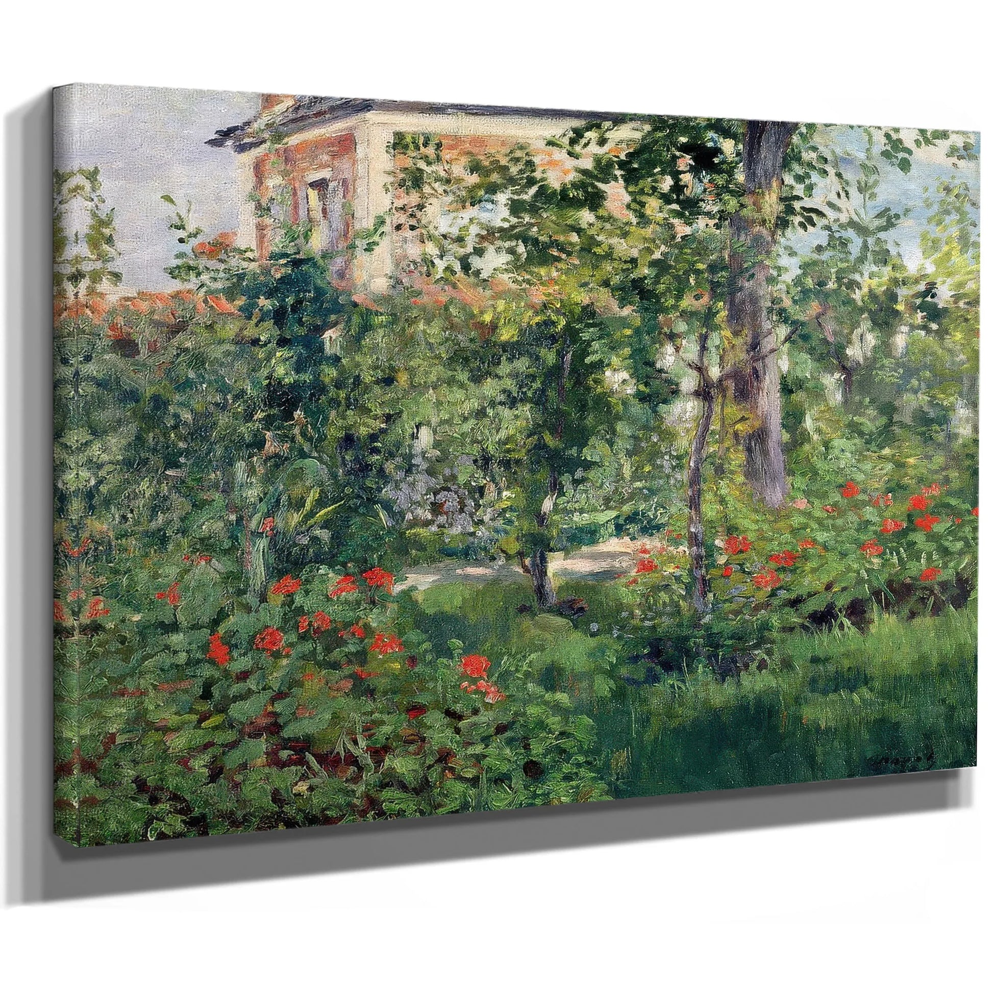 The Garden At Bellevue By Edouard Manet Fine Art Print