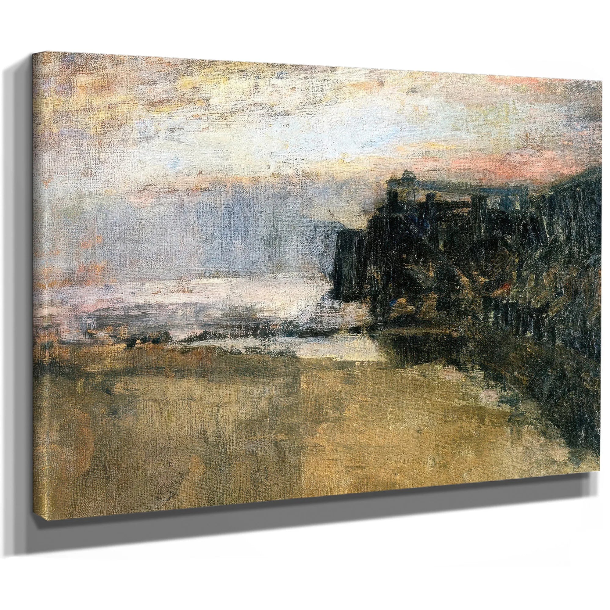 The Pier By James Ensor Fine Art Print