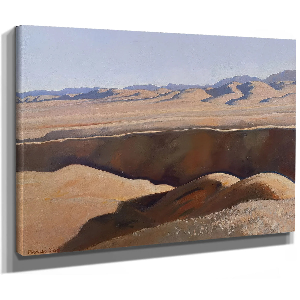 Deserted Sheep Range By Maynard Dixon Fine Art Print