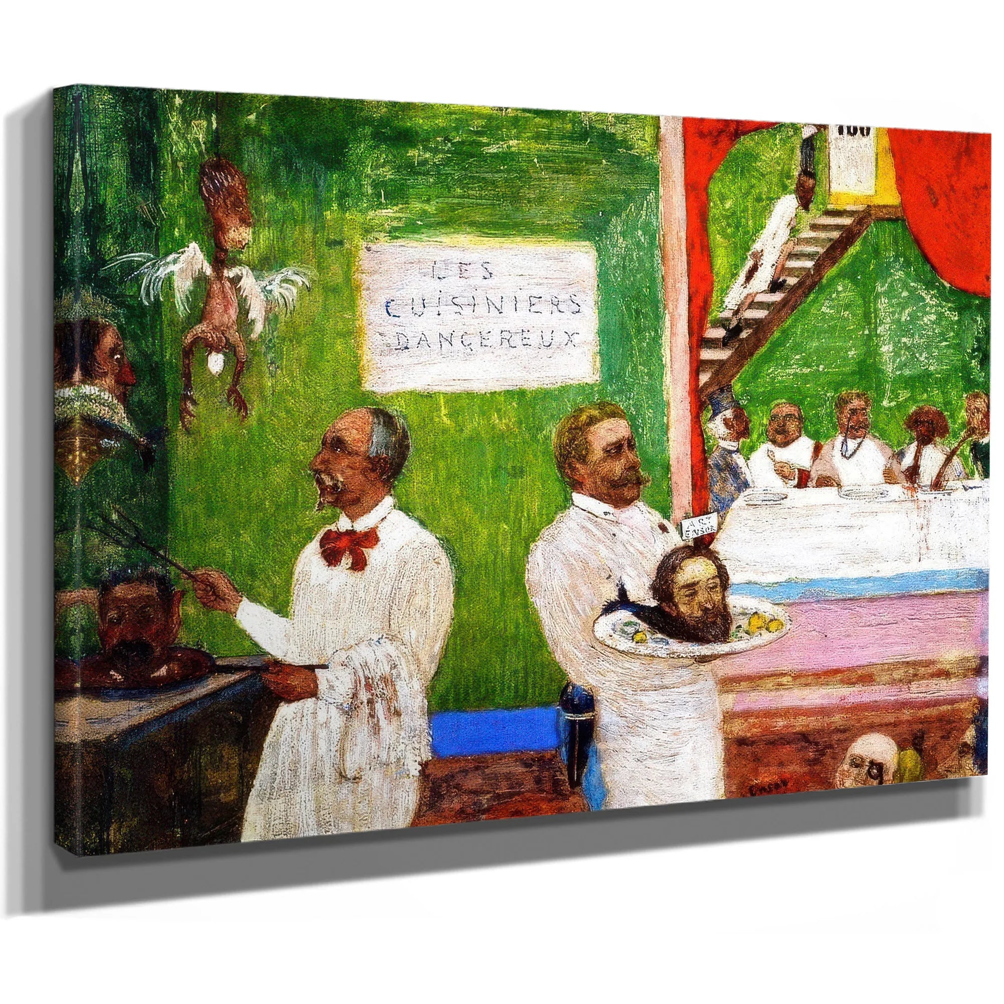 Dangerous Cooks By James Ensor Fine Art Print