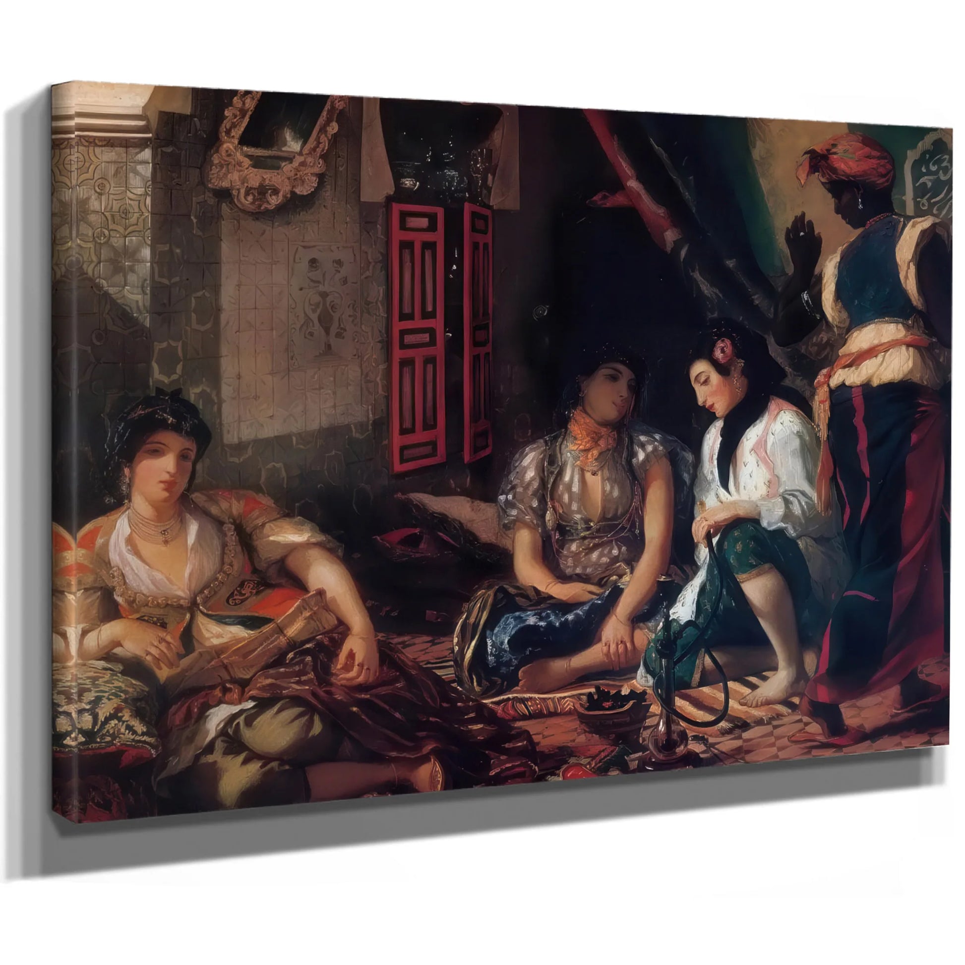 The Women Of Algiers 1834 By Eugene Delacroix Fine Art Print