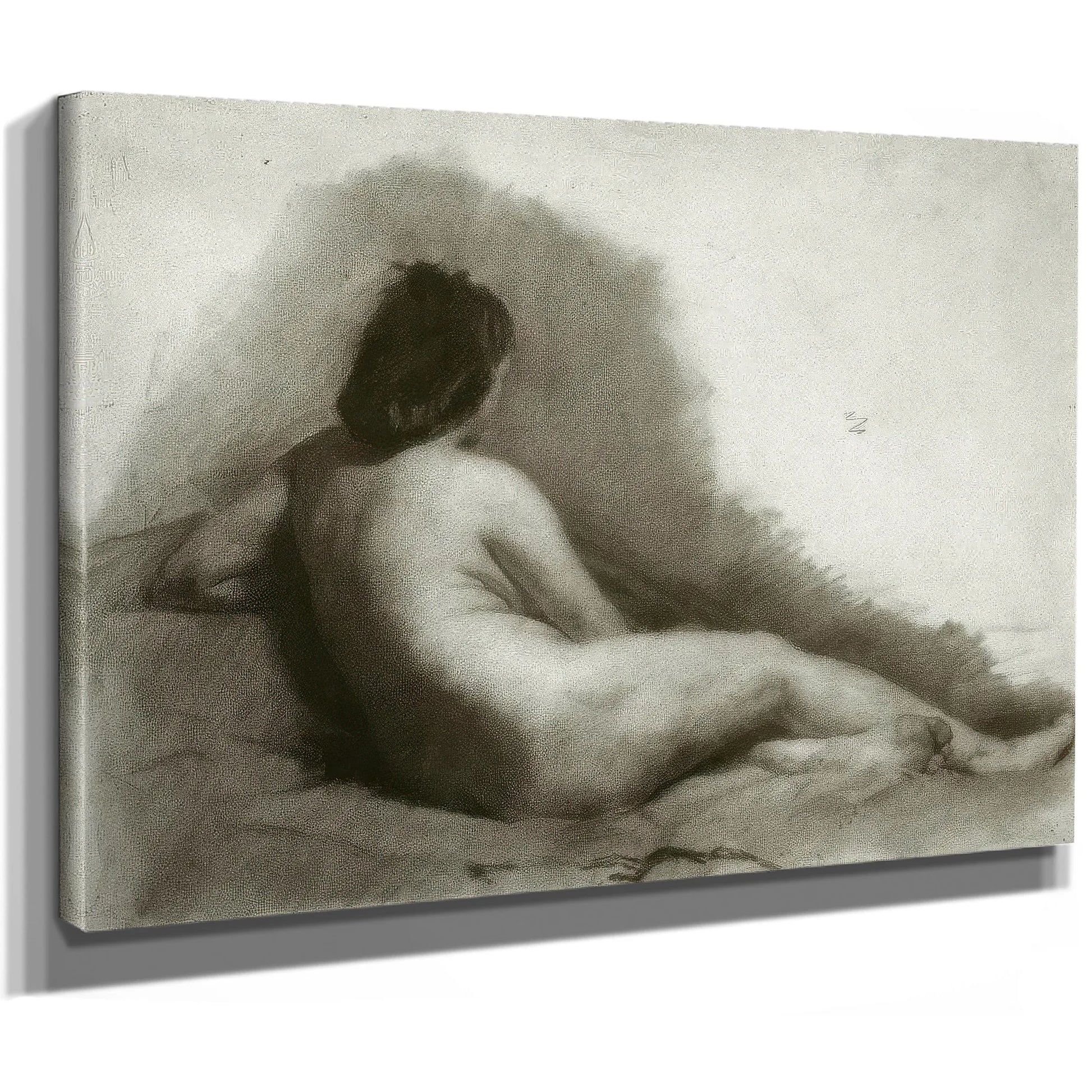 Study Of A Reclining Nude Woman By Thomas Eakins Fine Art Print