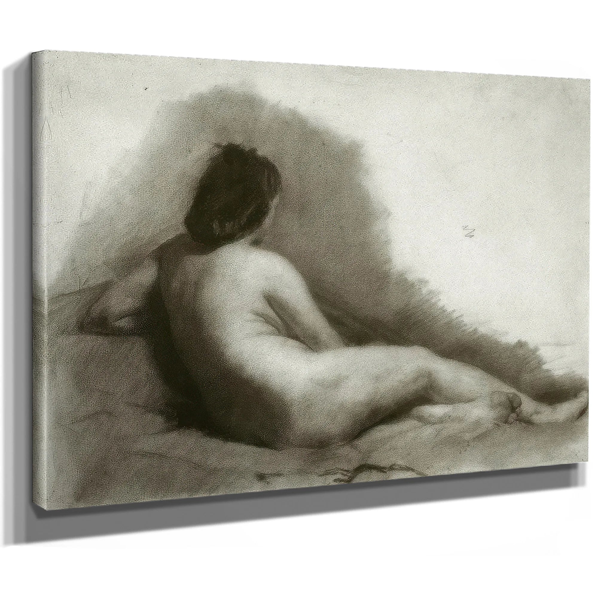 Study Of A Reclining Nude Woman By Thomas Eakins Fine Art Print