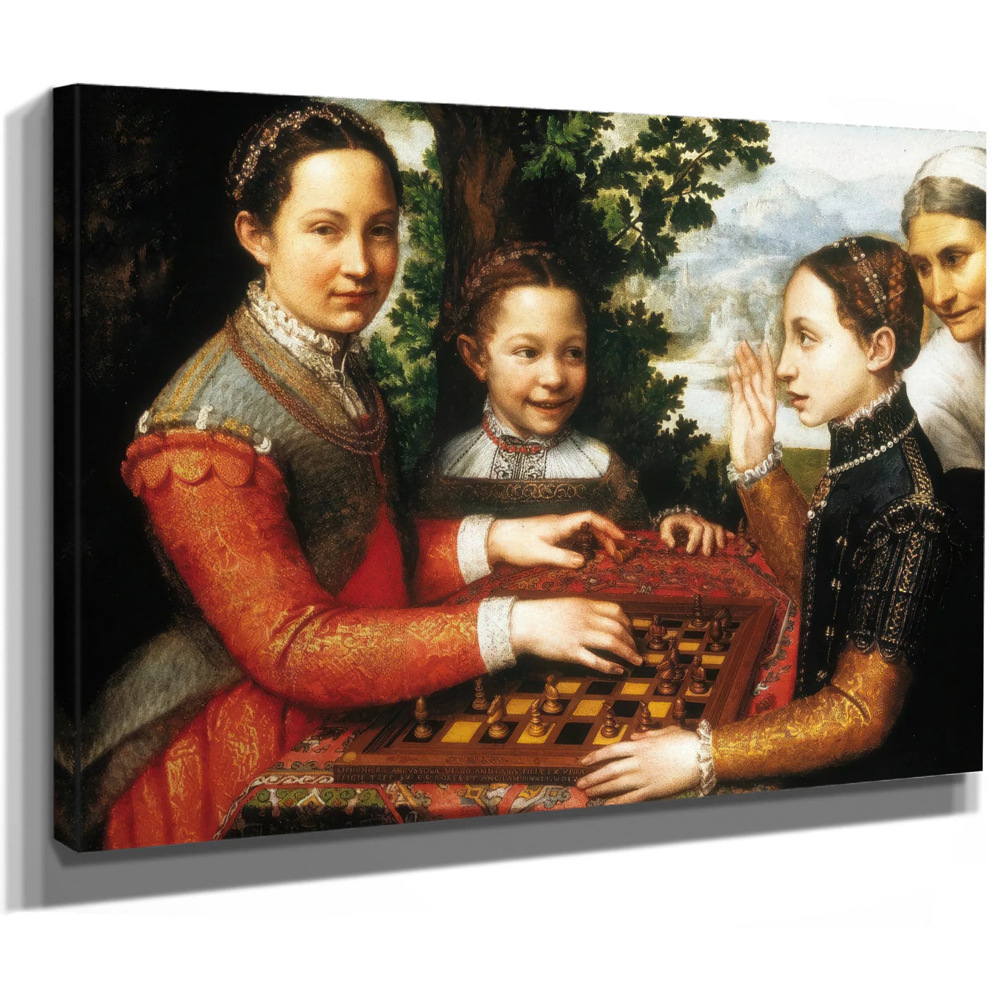 The Chess Game 1555 By Sofonisba Anguissola Fine Art Print