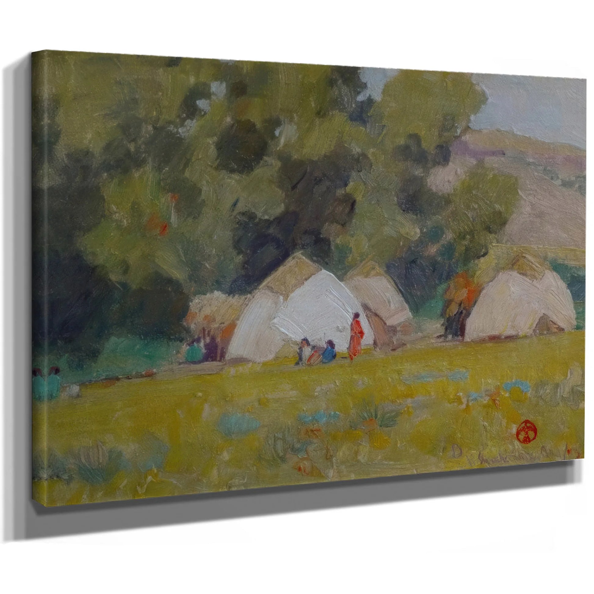 Apache Camp By Maynard Dixon Fine Art Print