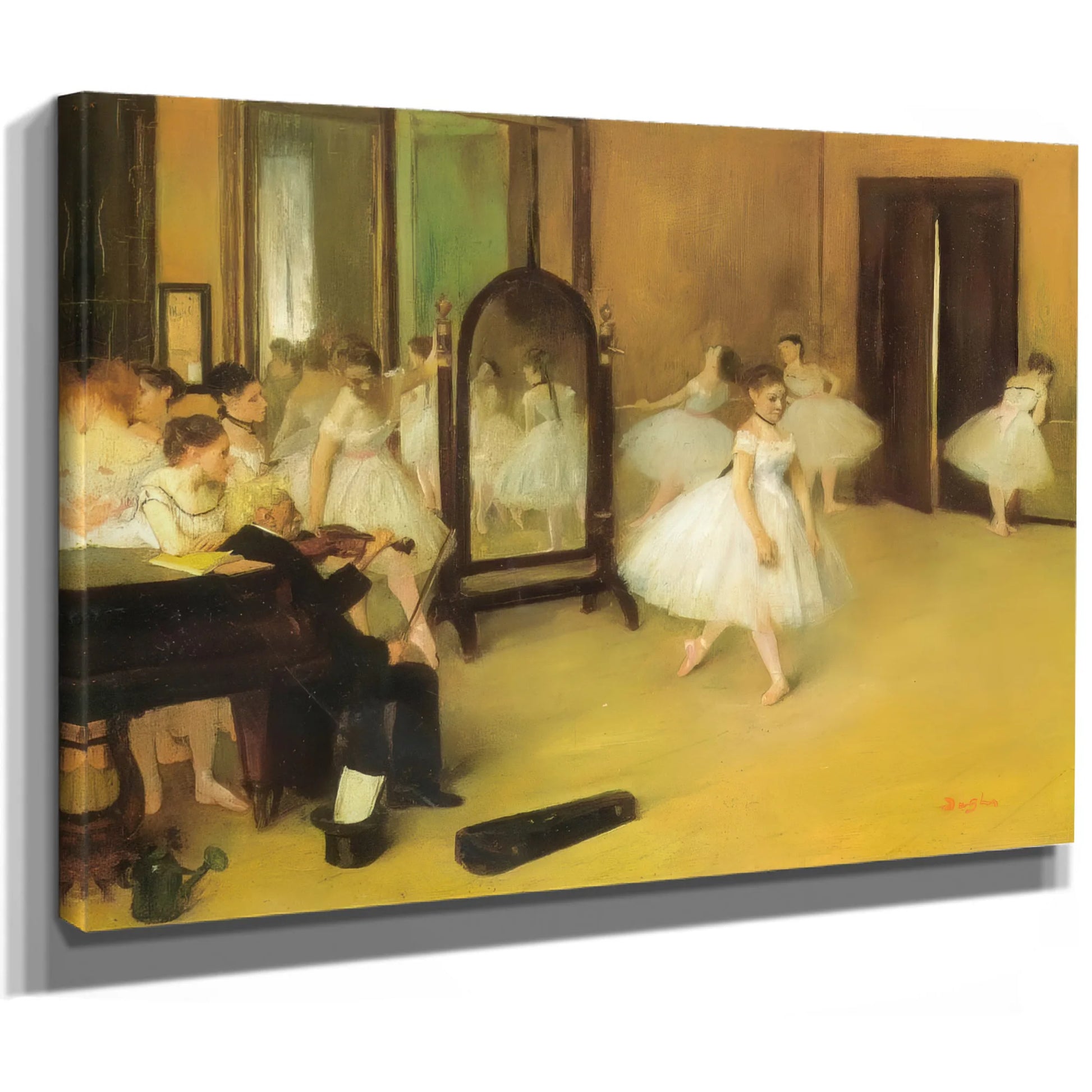 Dance Class By Edgar Degas Fine Art Print