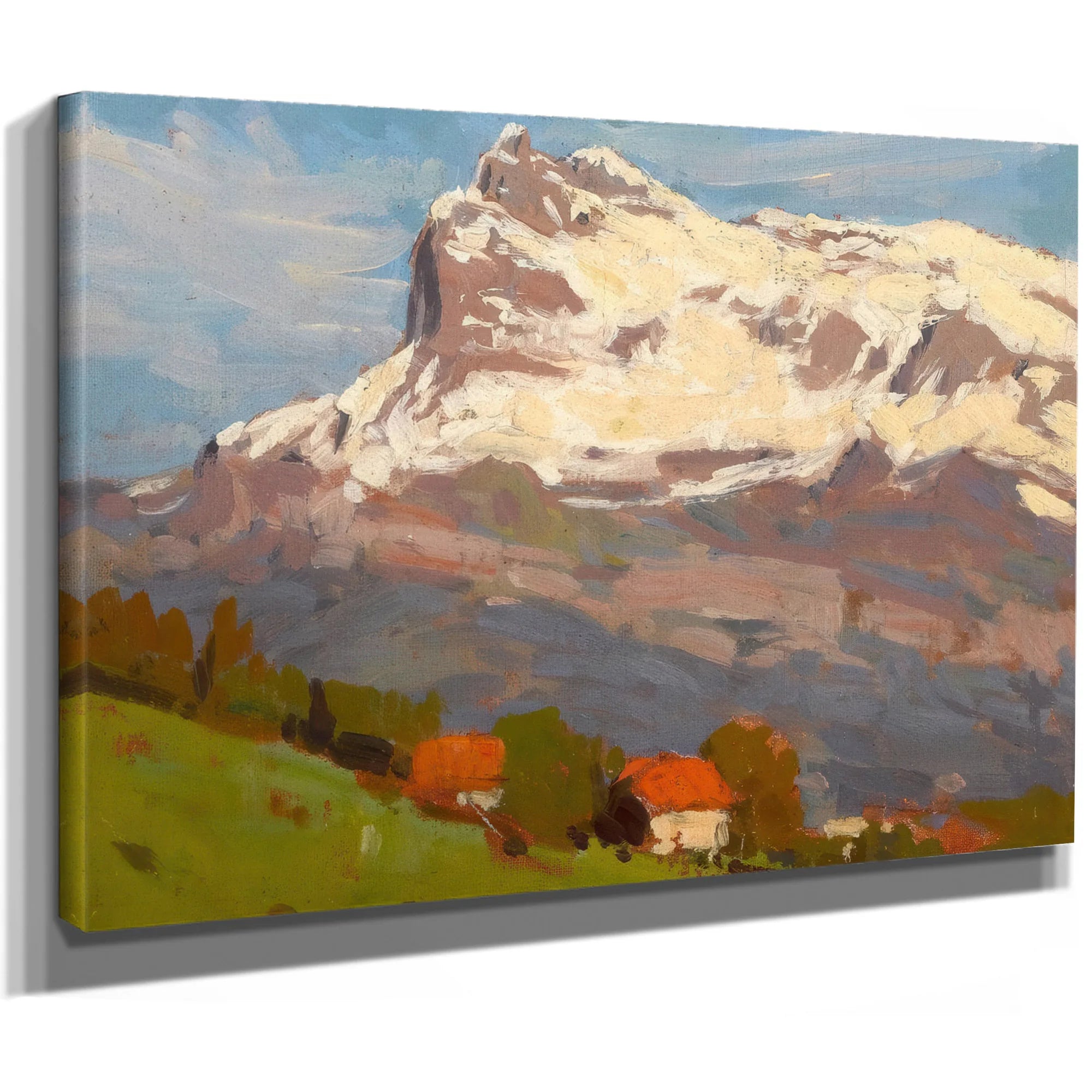 Saint Gervais, France By Edgar Payne Fine Art Print