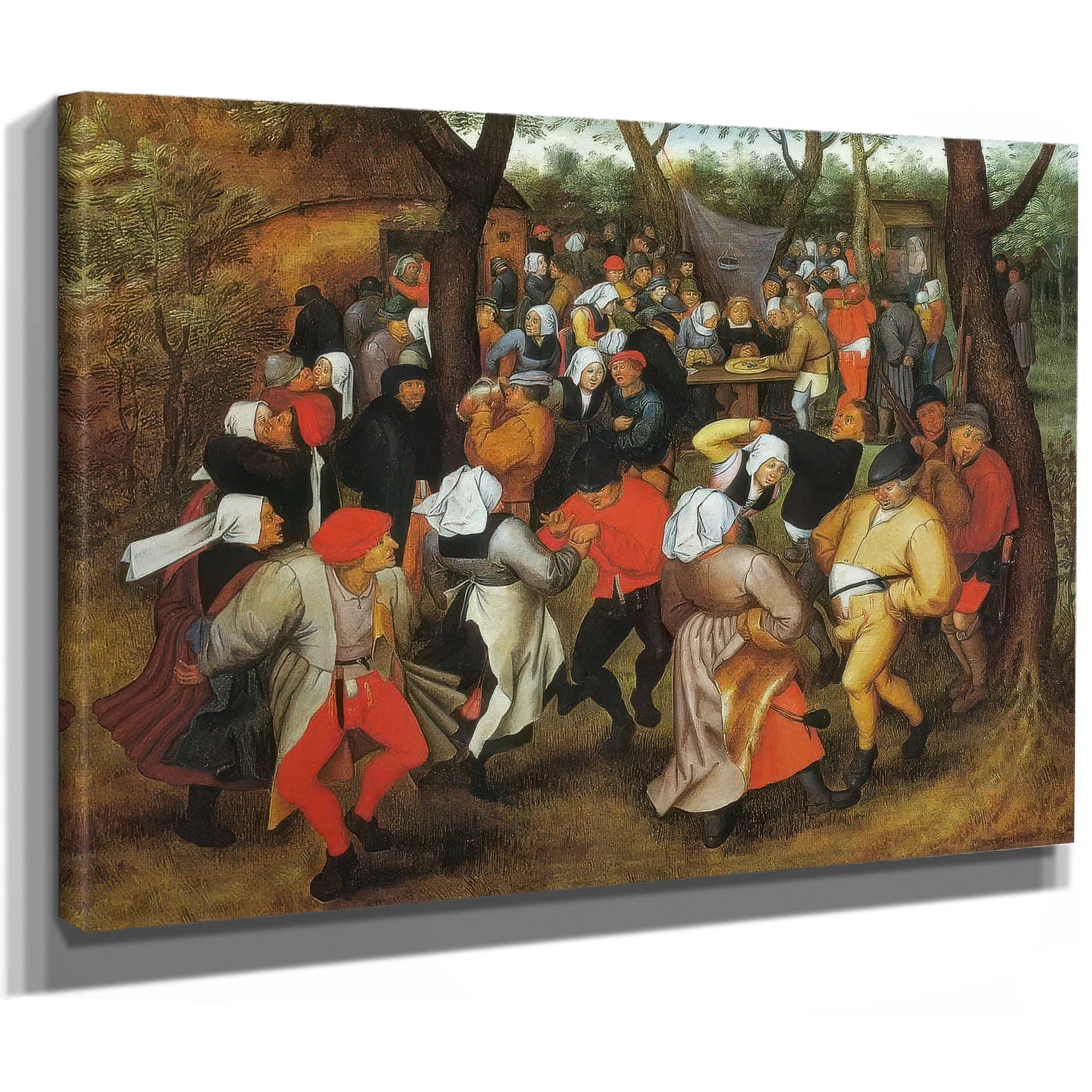 Peasant Wedding Dance 1607 By Pieter Bruegel Fine Art Print