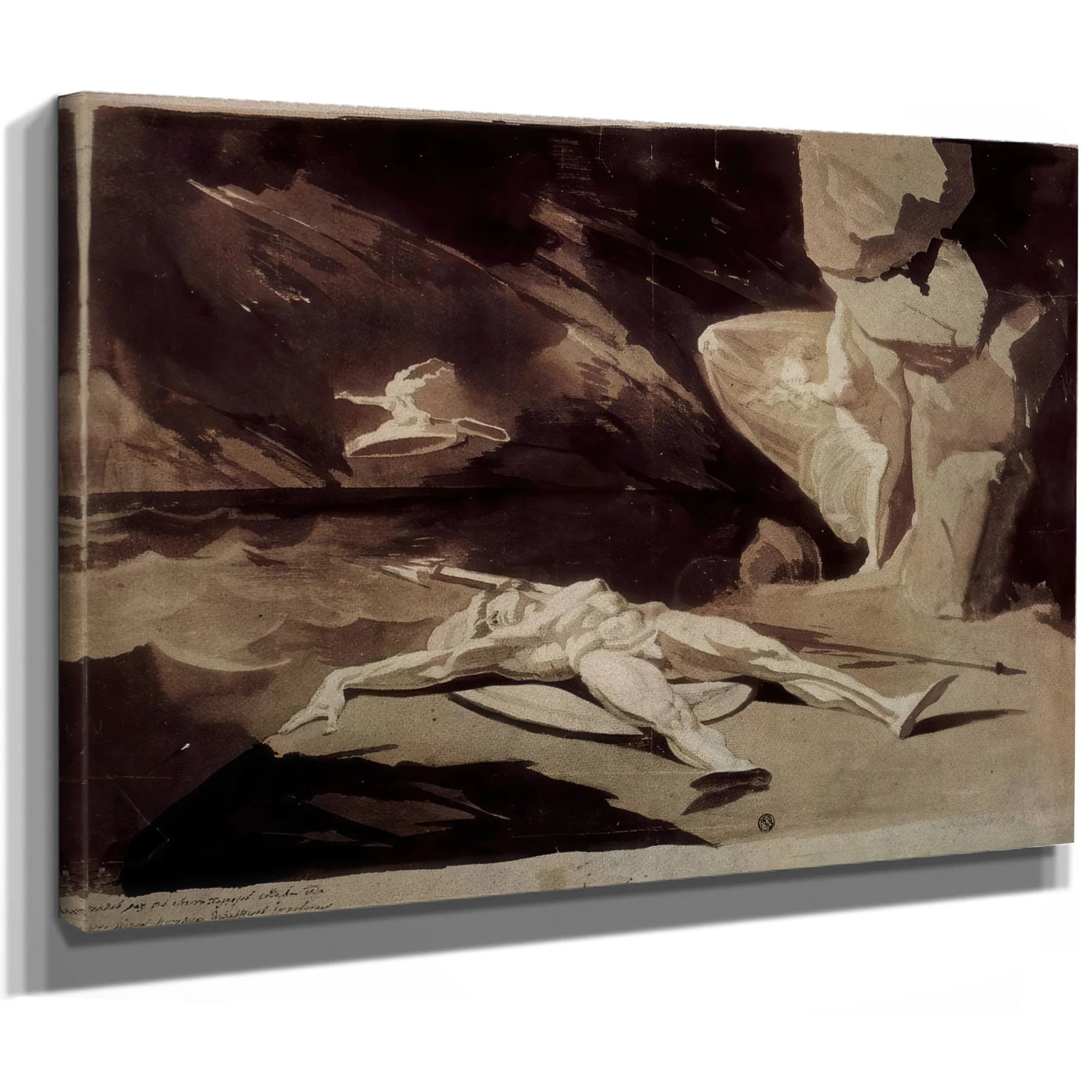 Thetis Mourning The Death Of Achilles By Henry Fuseli Fine Art Print