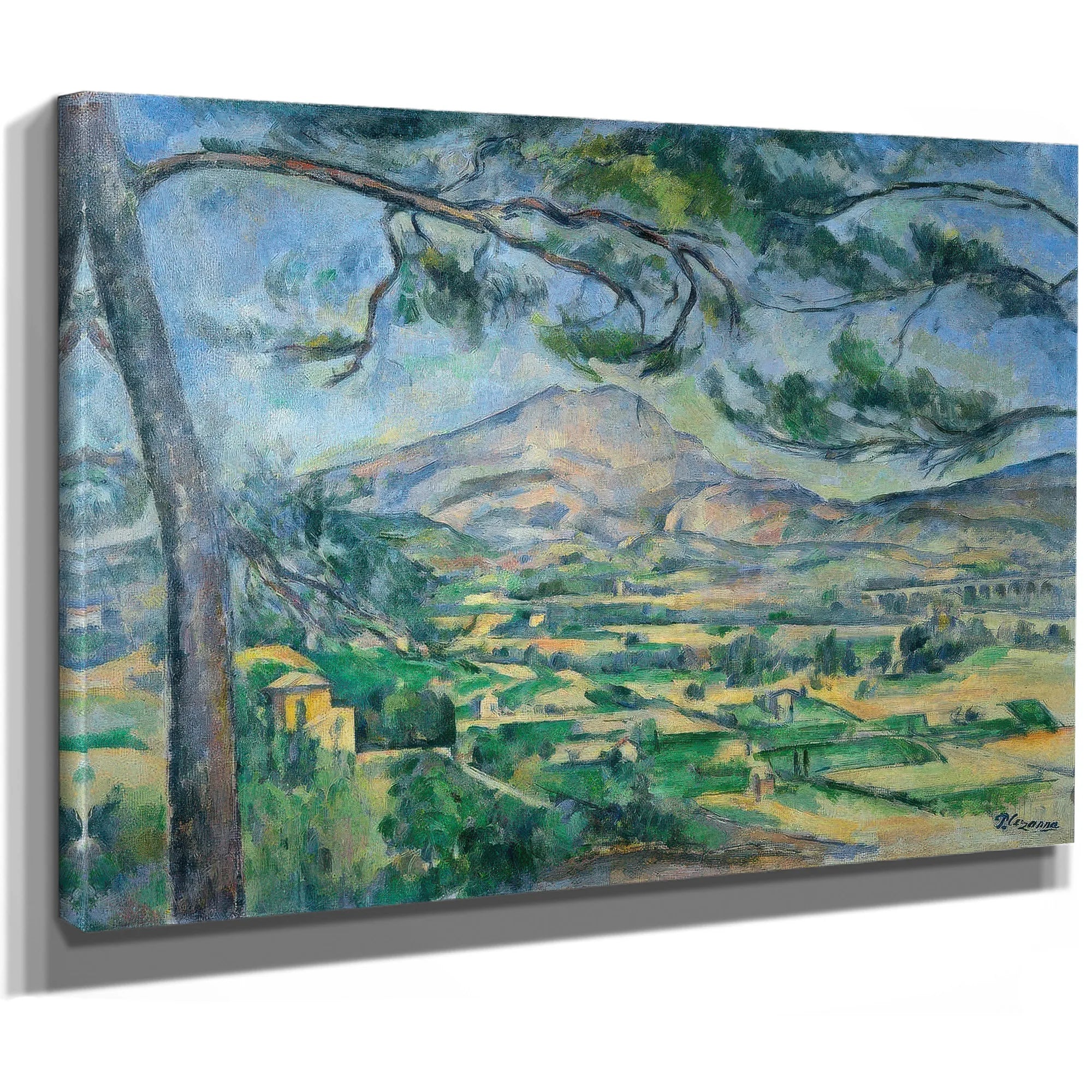 Mont Sainte Victoire With Large Pine 1887 By Paul Cezanne Fine Art Print