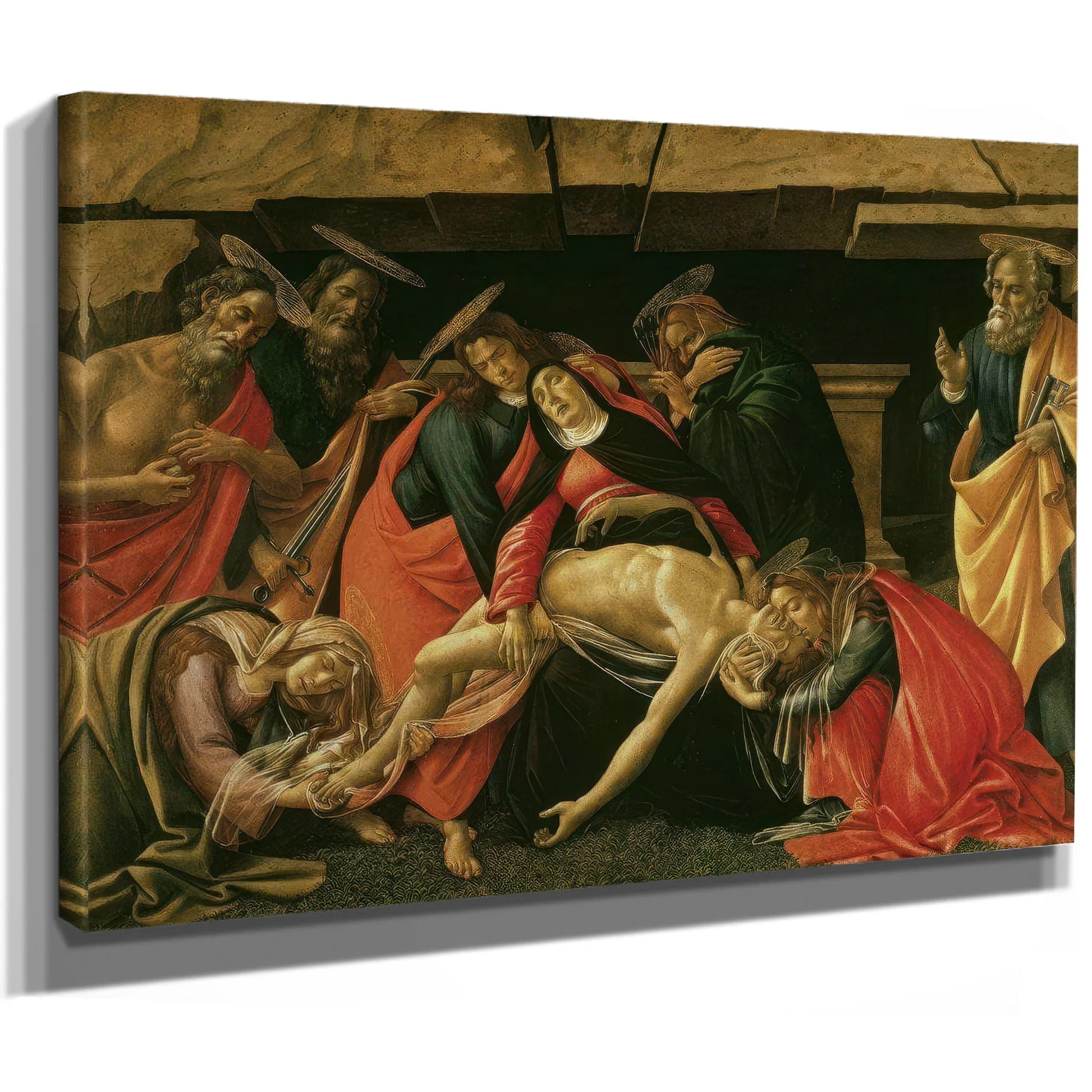 Lamentation Of Christ By Sandro Botticelli Fine Art Print