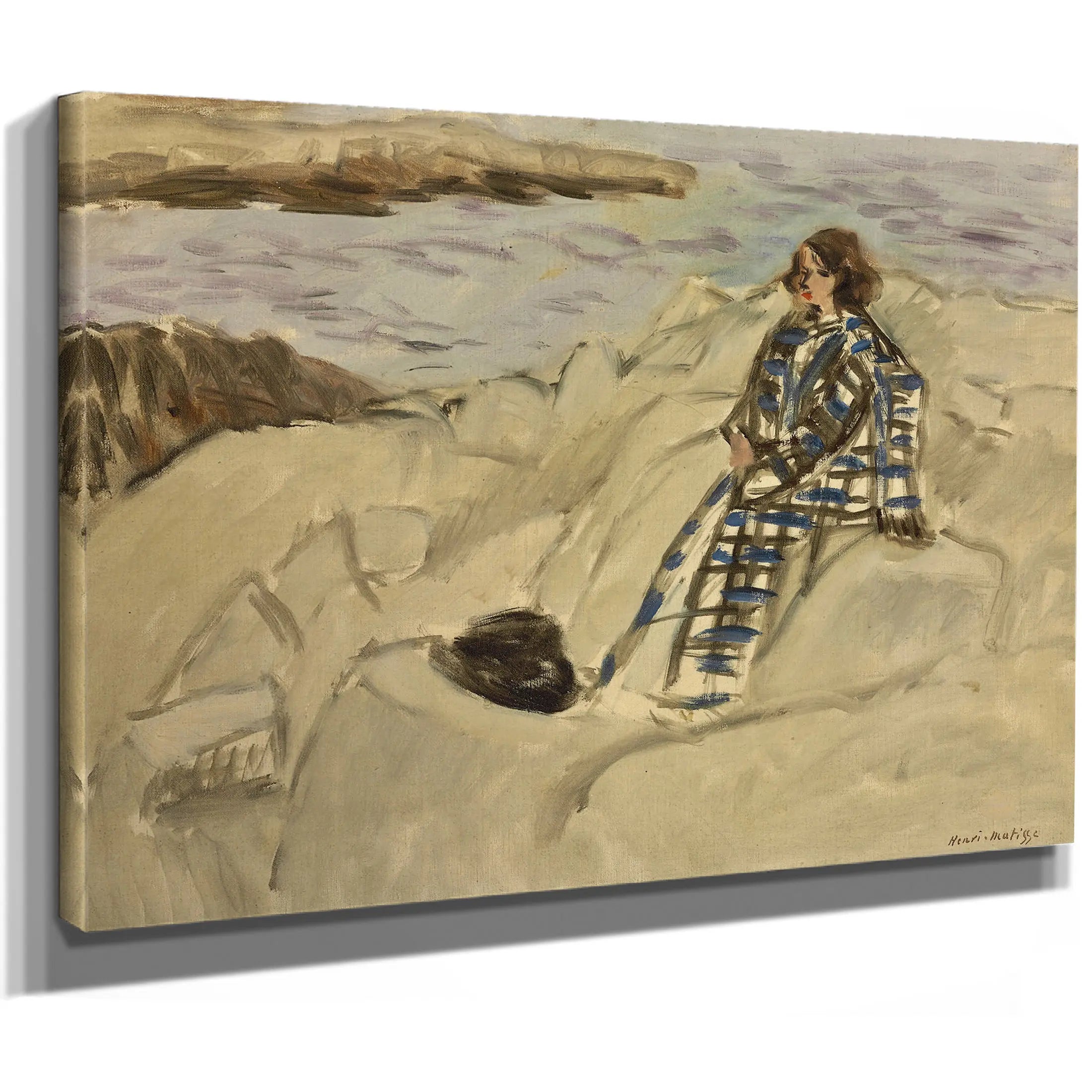 Woman On The Beach (Femme A La Plage) by Henri Matisse