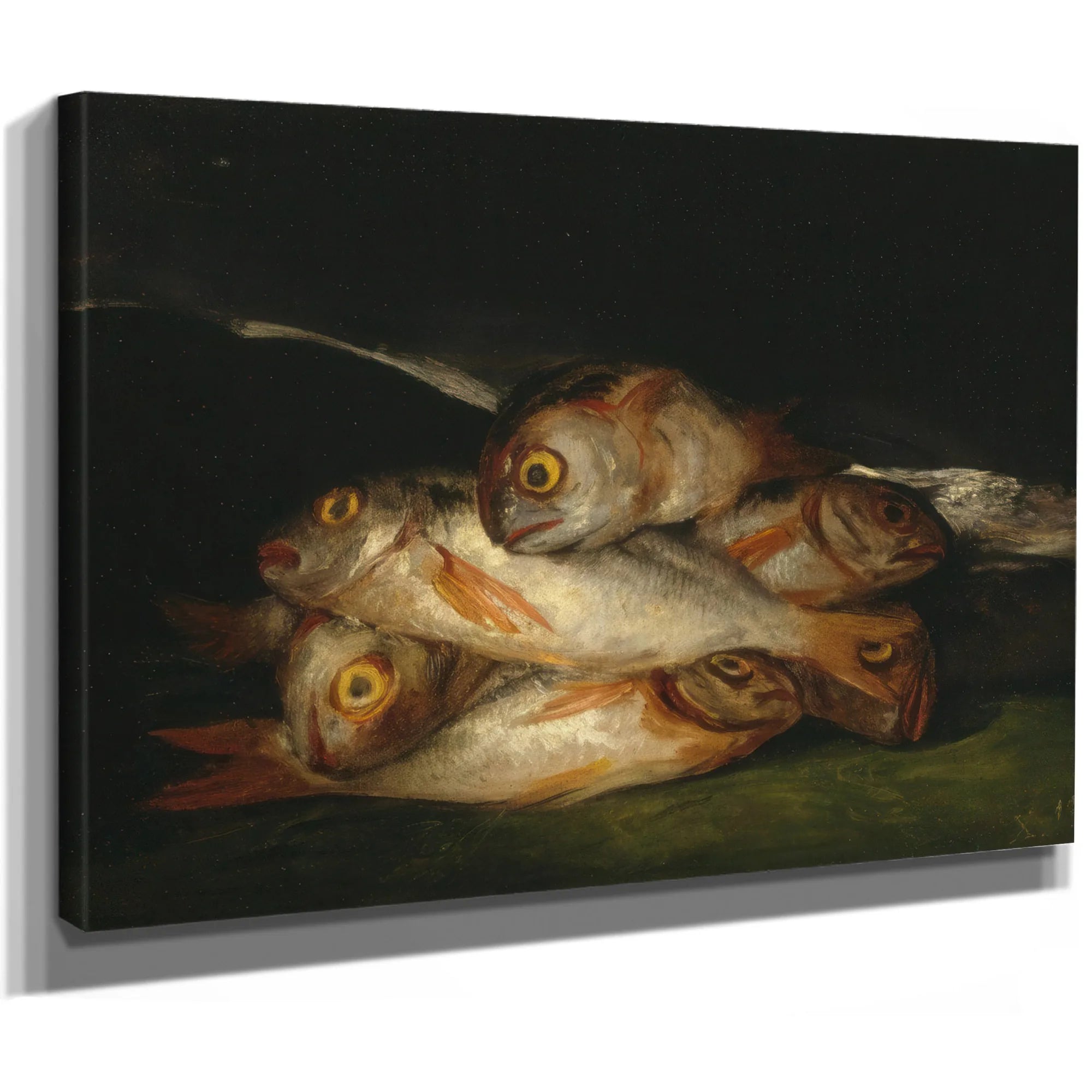 Still Life With Golden Bream By Francisco De Goya Fine Art Print